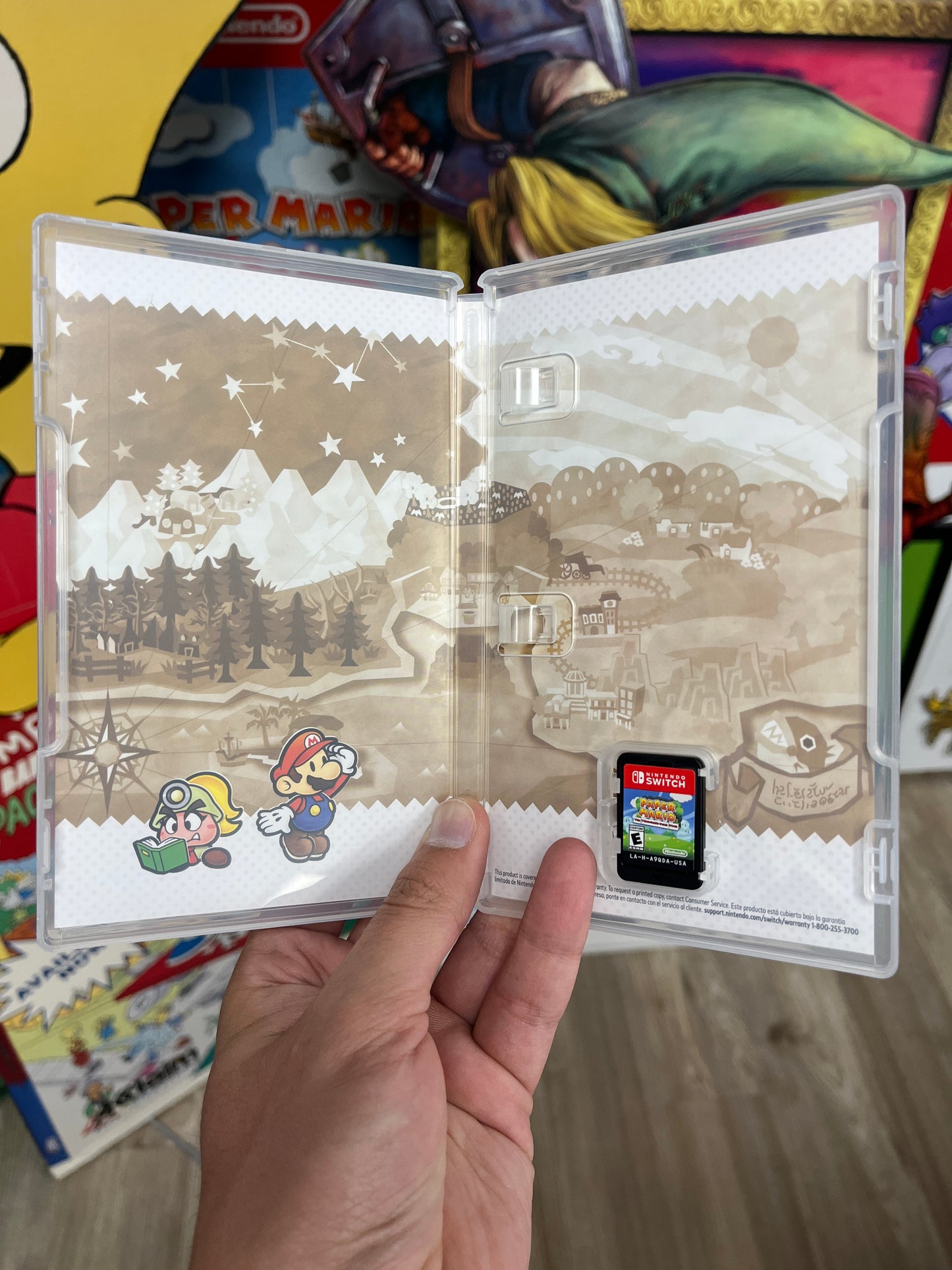 Paper Mario Thousand Year Door Switch CIB