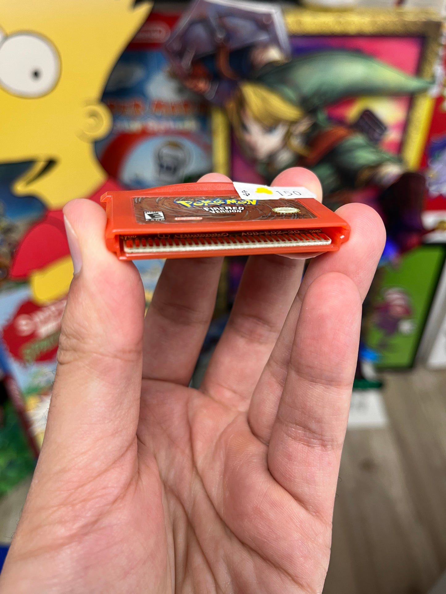 Pokemon Fire Red GBA Good Battery
