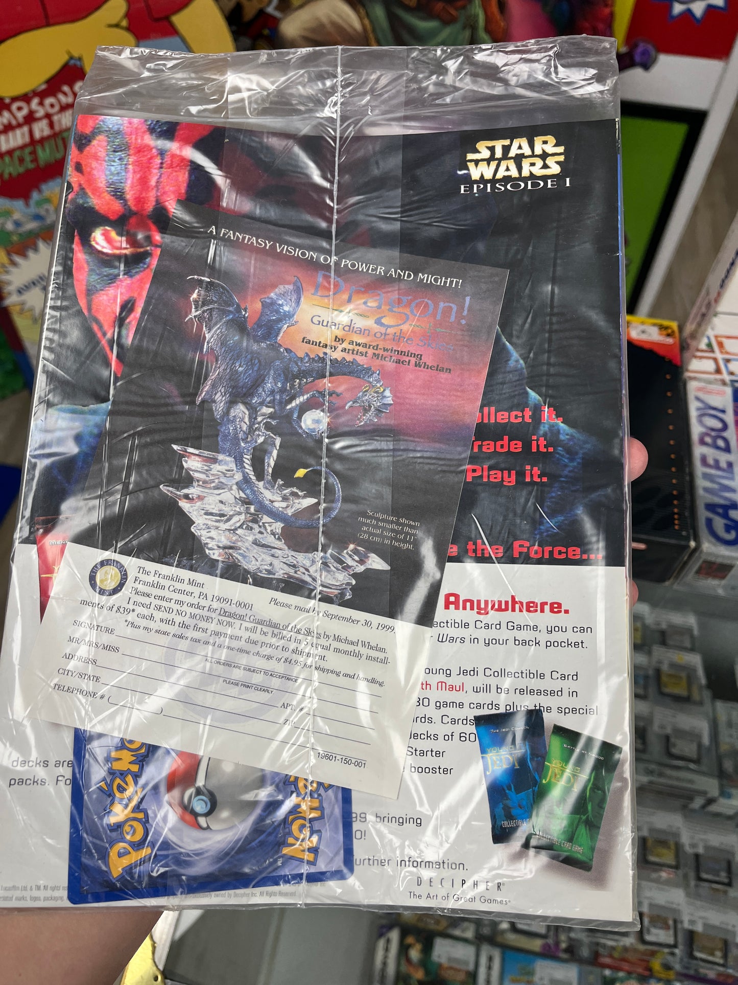 Pokemon Magazine SEALED W/ Pikachu Promo Mint Inside