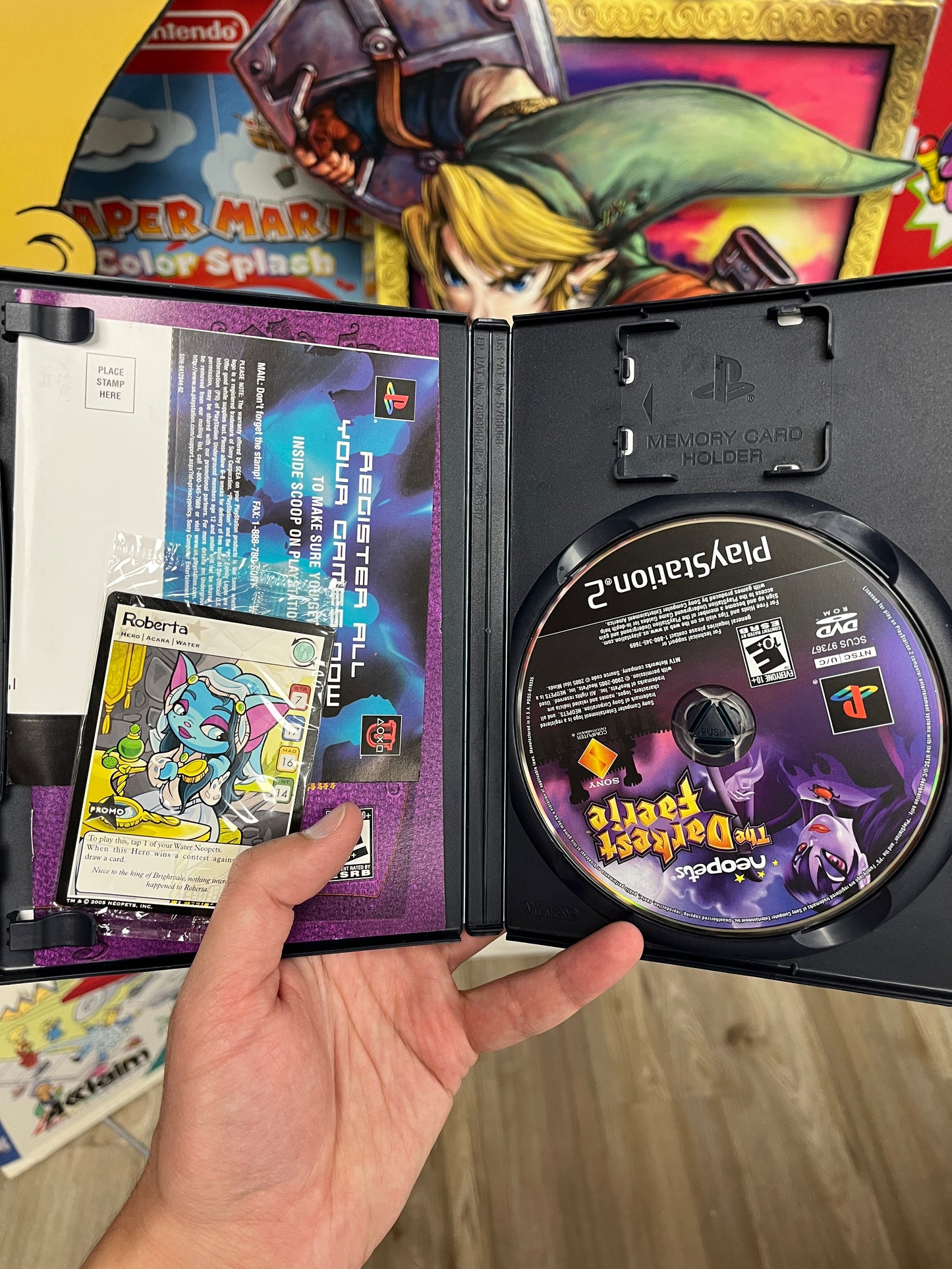 Neopets the Darkest Faerie PS2 Complete W/ Card RARE