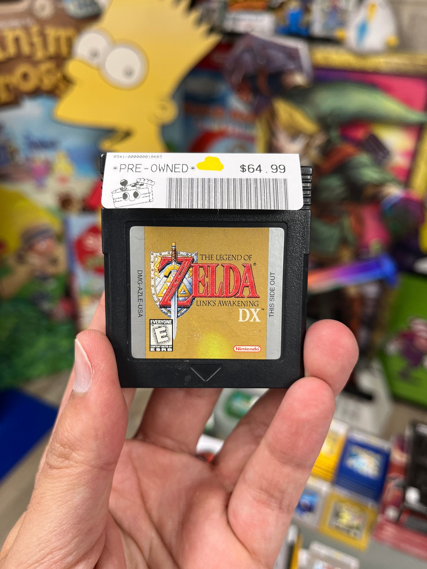 Zelda Link's Awakening DX GameBoy Color