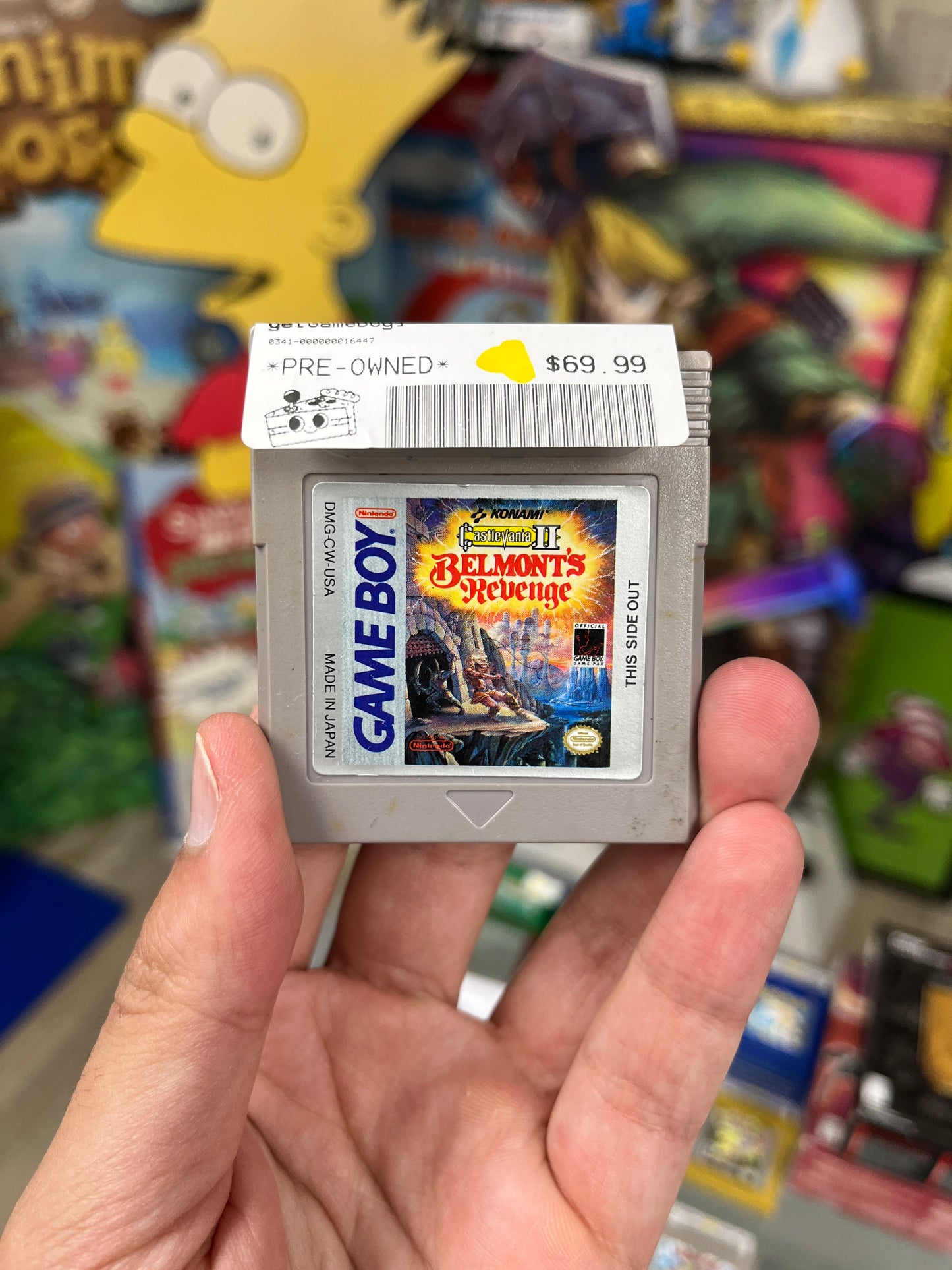 Castlevania II Belmont's Revenge GB Rare