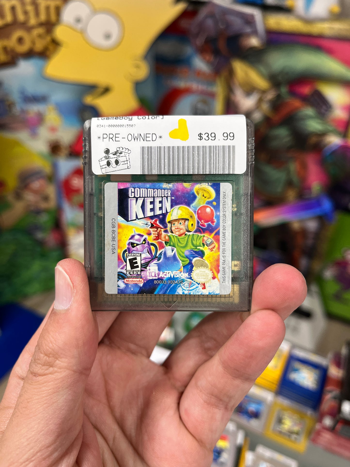 Commander Keen GameBoy Color Rare