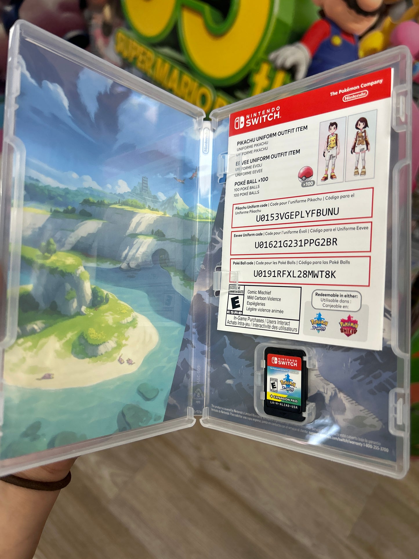 Pokemon Sword + Pokemon Expansion Pass Switch Complete Rare