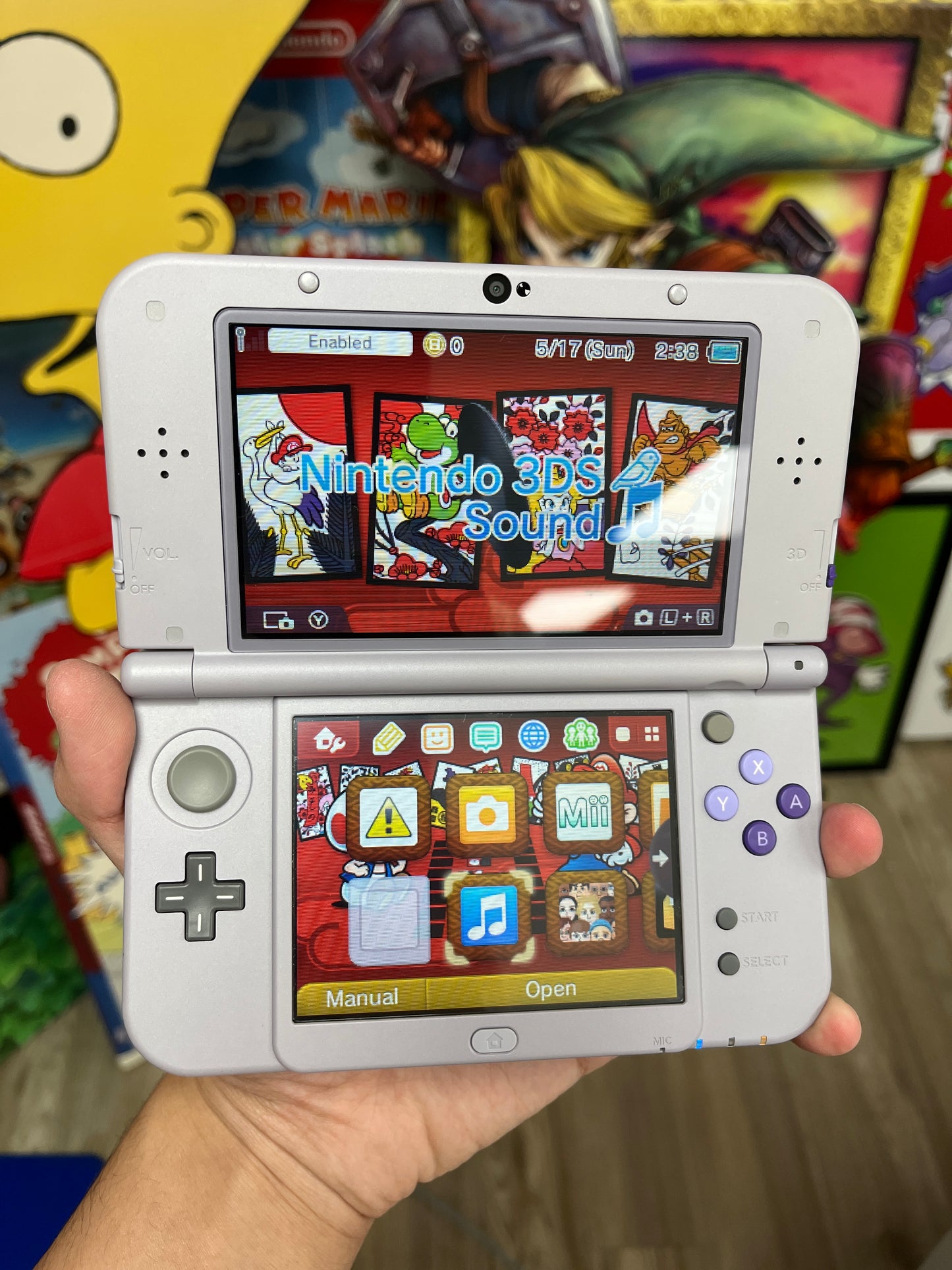 New Nintendo 3DS XL SNES Edition Complete CLEAN