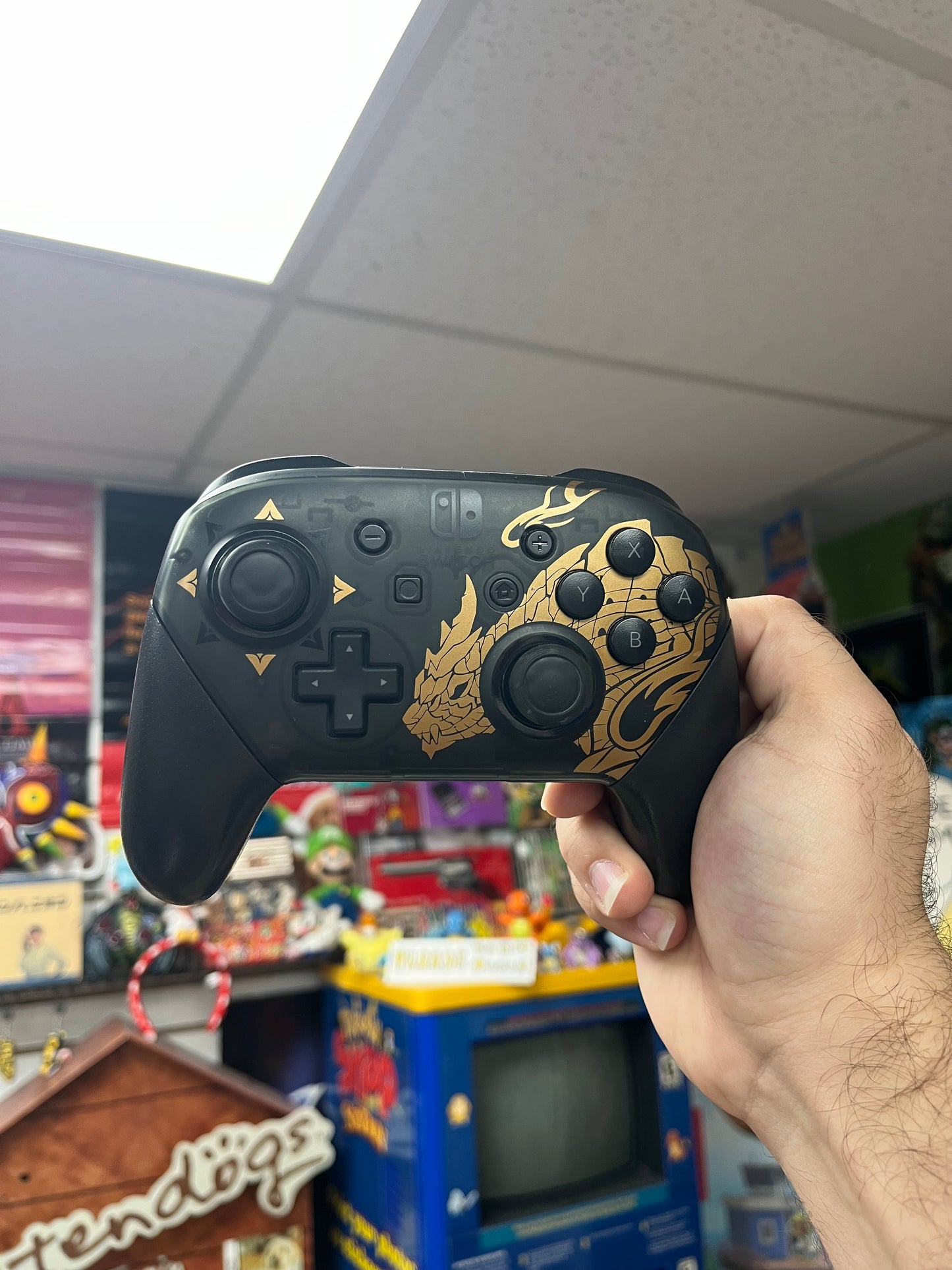 Switch Pro Controller Monster Hunter Rise Edition