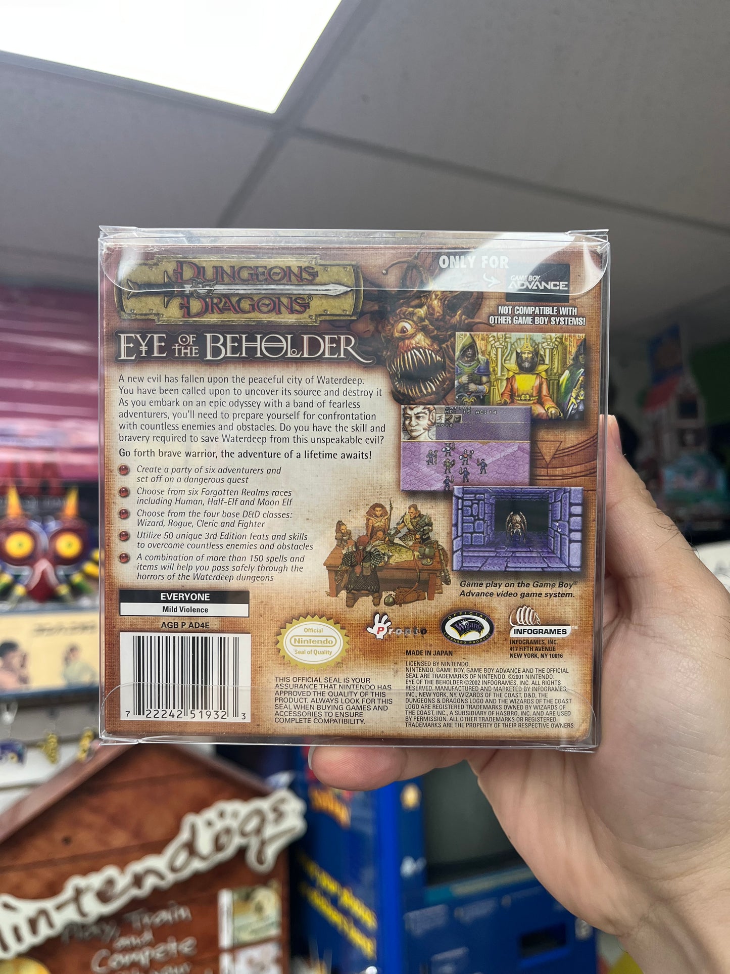 Dungeons and Dragons Eye of the Beholder - GBA CiB