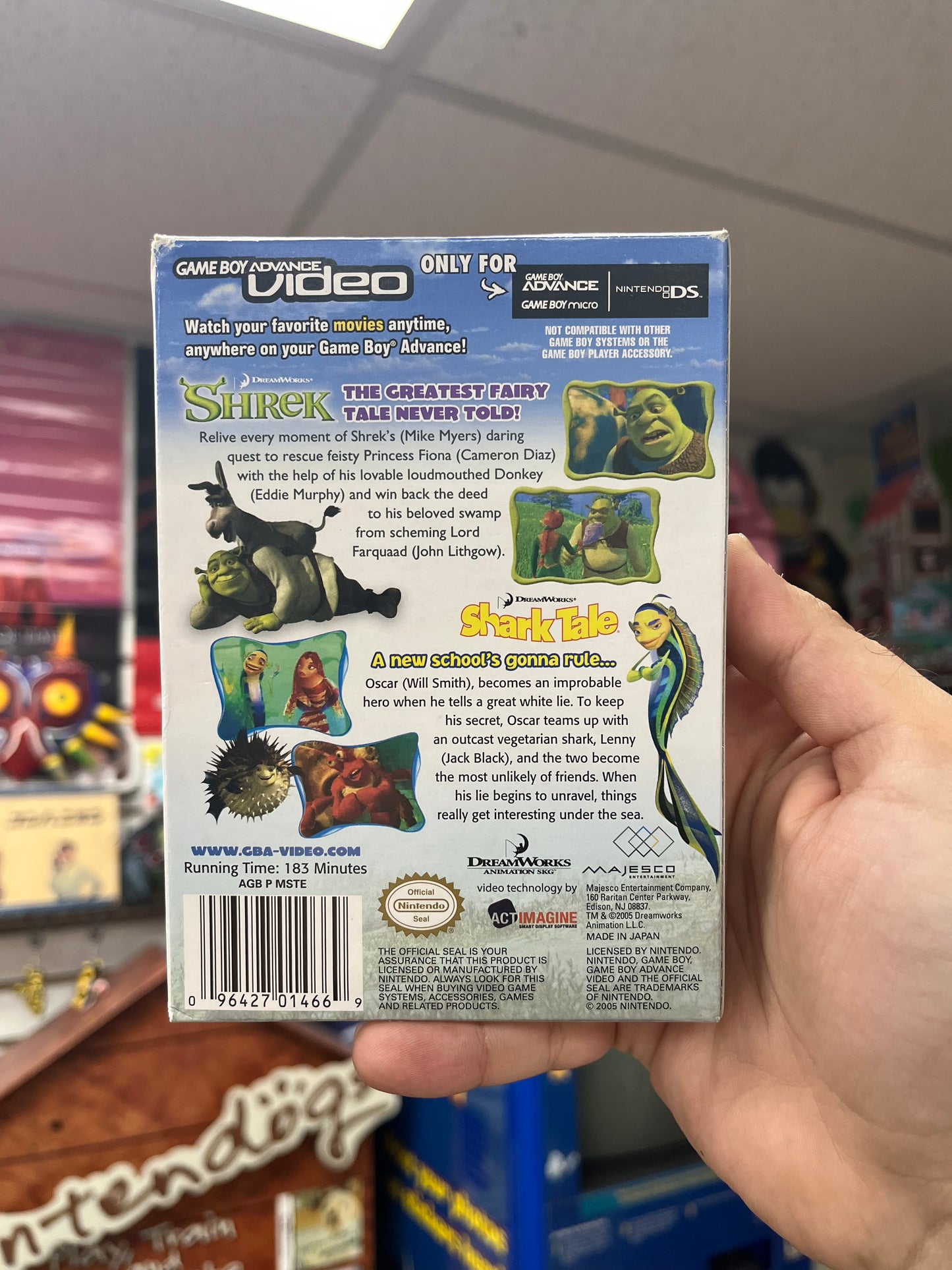 Shrek & Shark Tale - GBA Video CiB