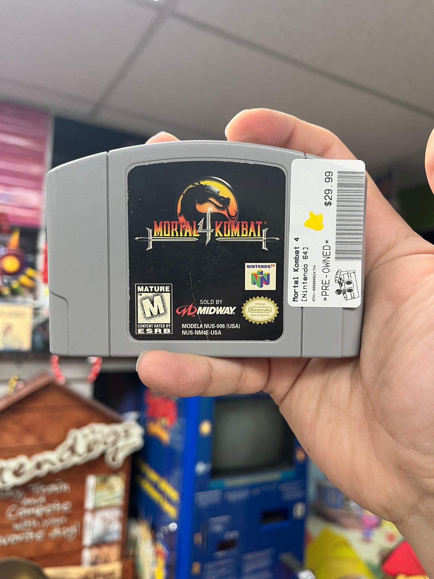 Mortal Kombat 4 - N64 Loose