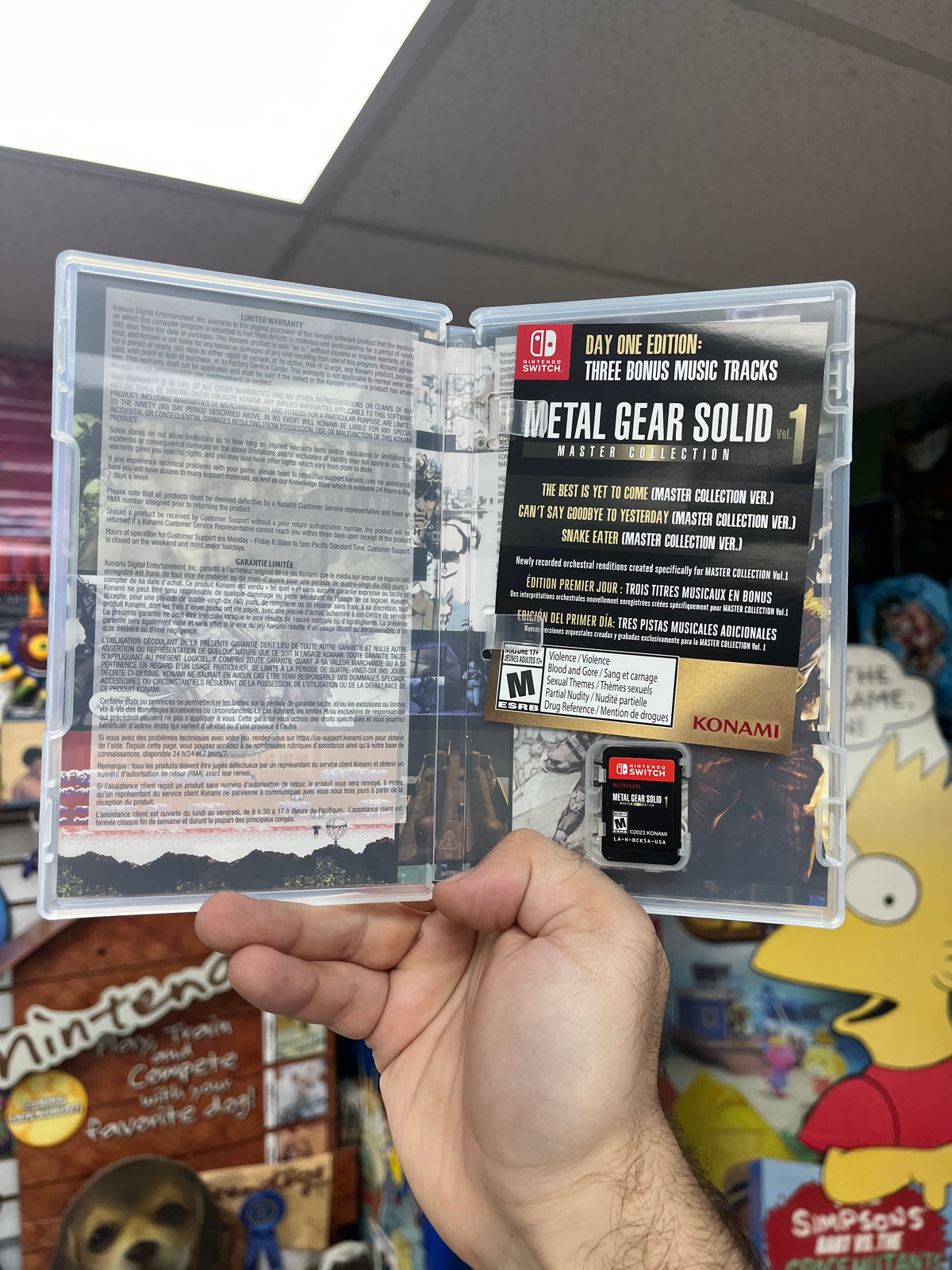 Metal Gear Solid: Master Collection Vol. 1 - Switch CiB