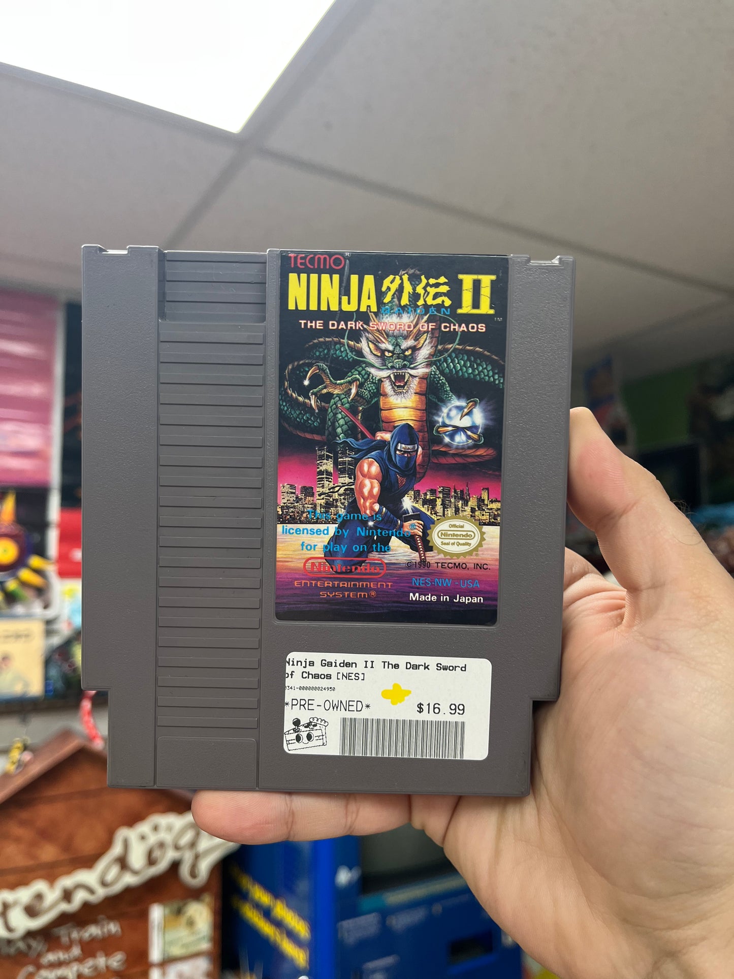 Ninja Gaiden II The Dark Sword of Chaos - NES Loose