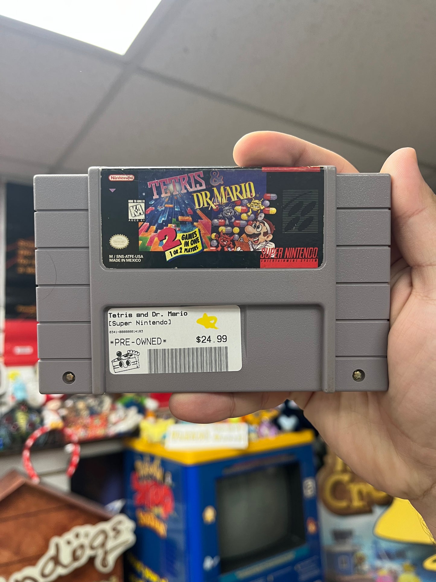 Tetris & Dr. Mario - SNES Loose