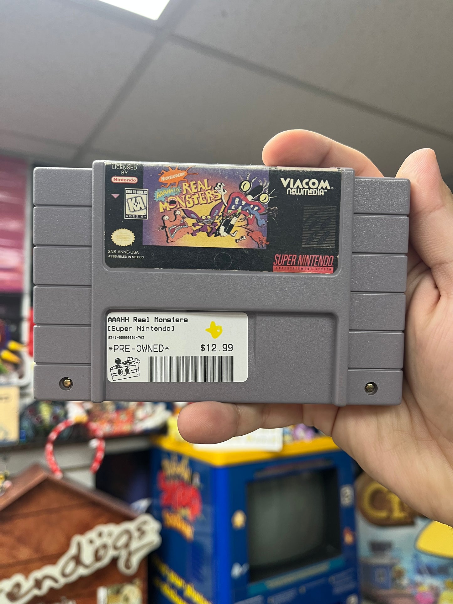 AAAHH Real Monsters - SNES Loose