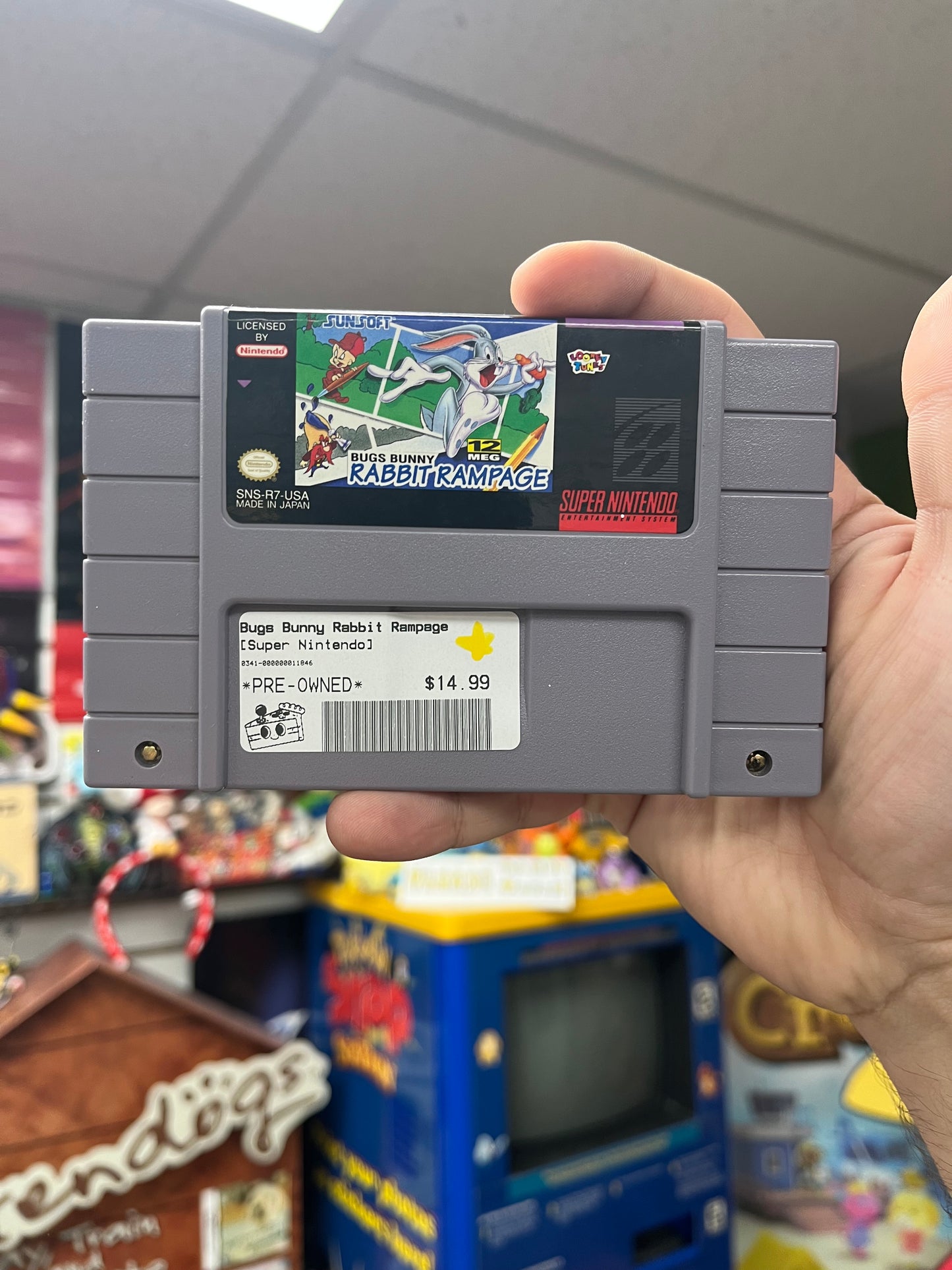 Bugs Bunny Rabbit Rampage - SNES Loose