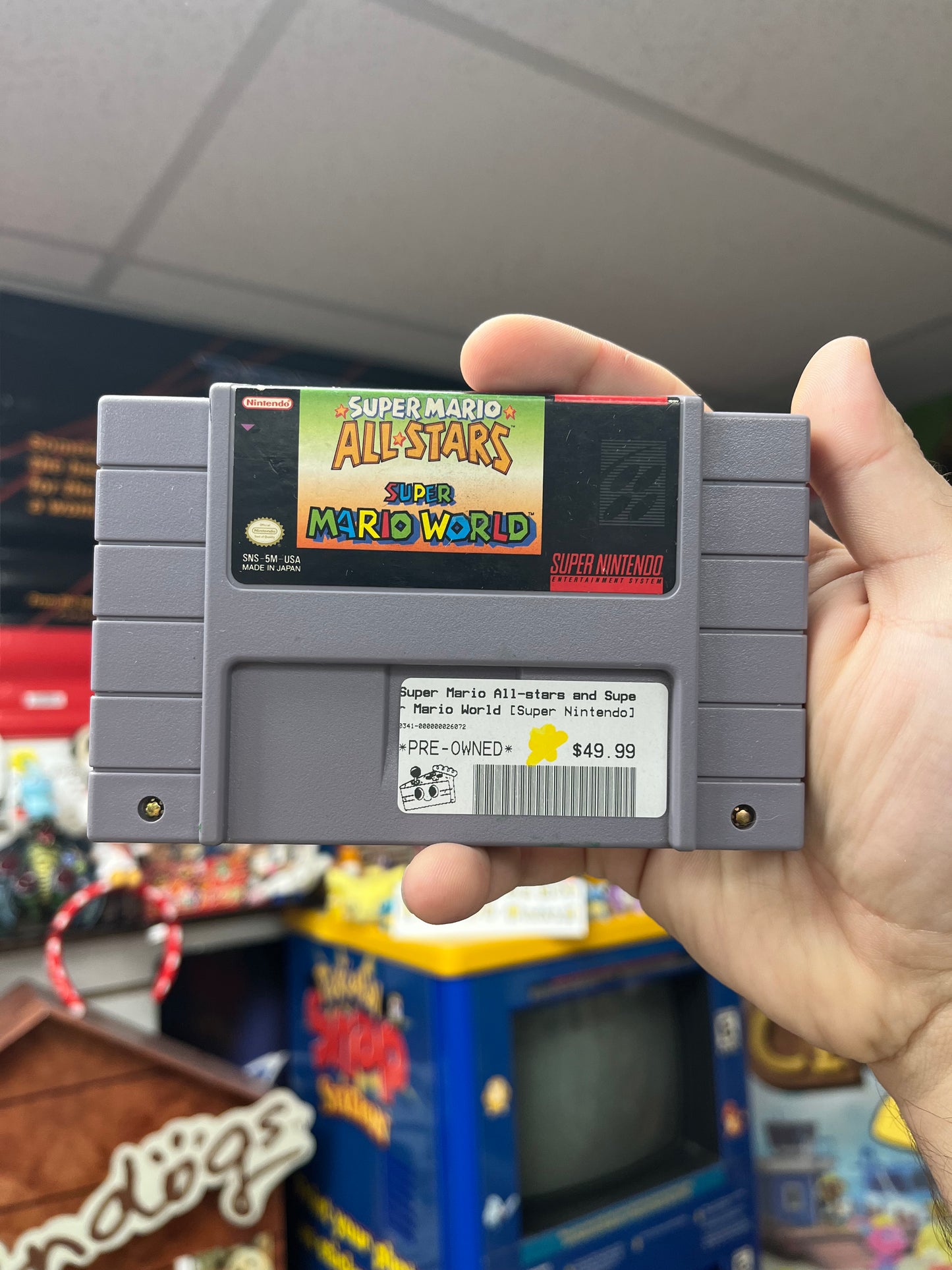 Super Mario All-Stars and Super Mario World - SNES Loose