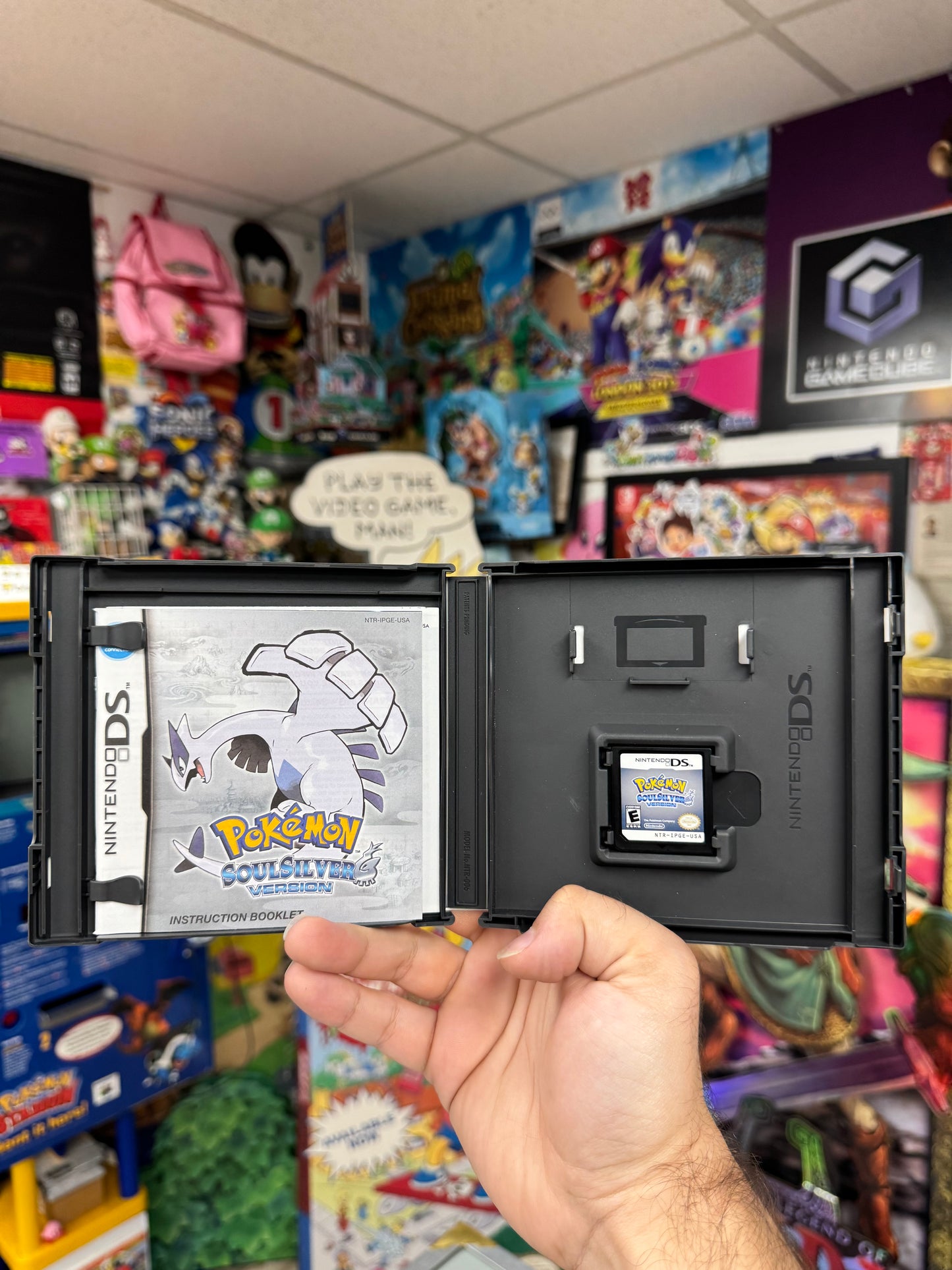 Pokemon Soul Silver Big Box W/Pokewalker DS CIB