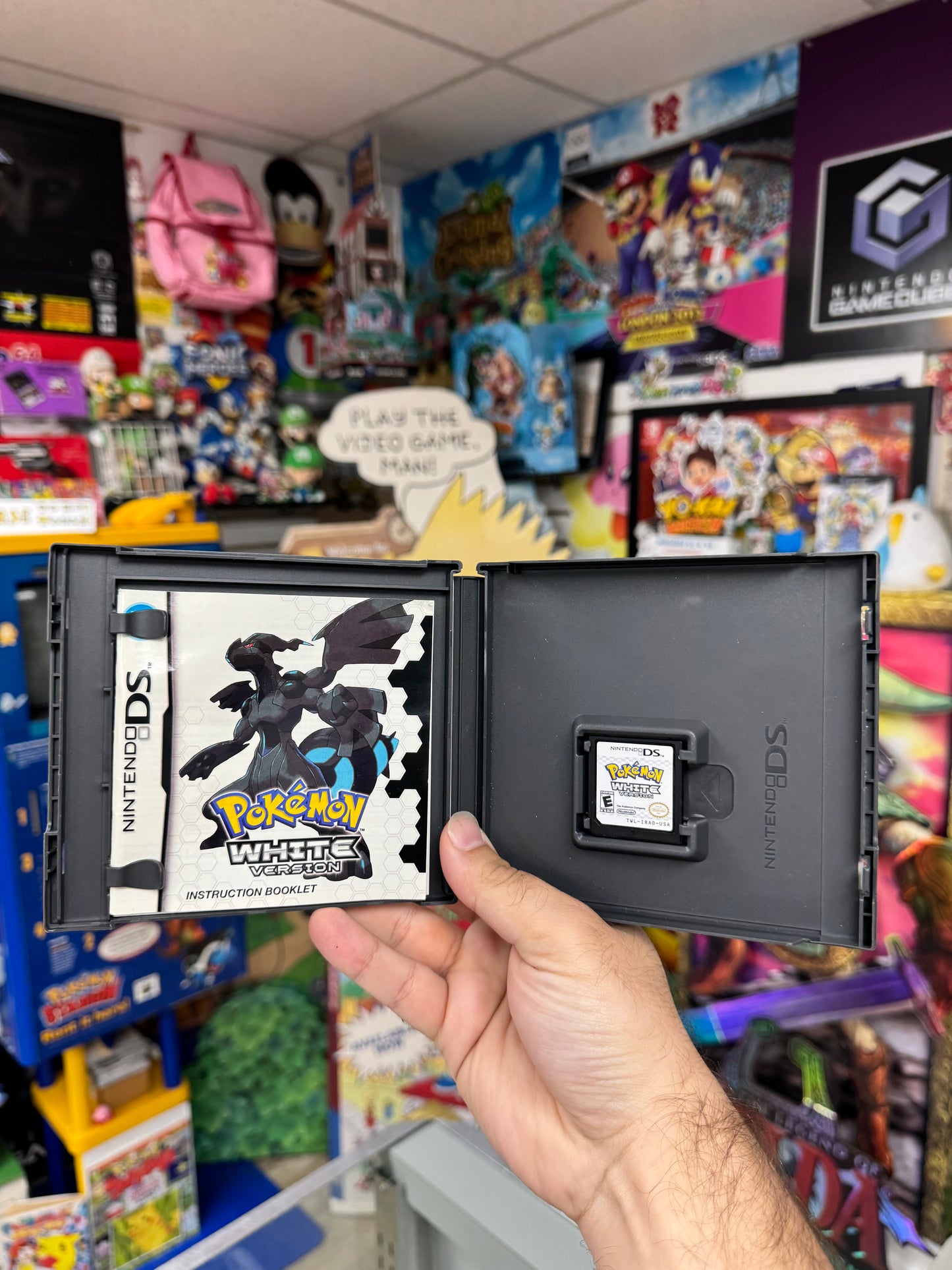 Pokemon White Lucario Variant DS CIB
