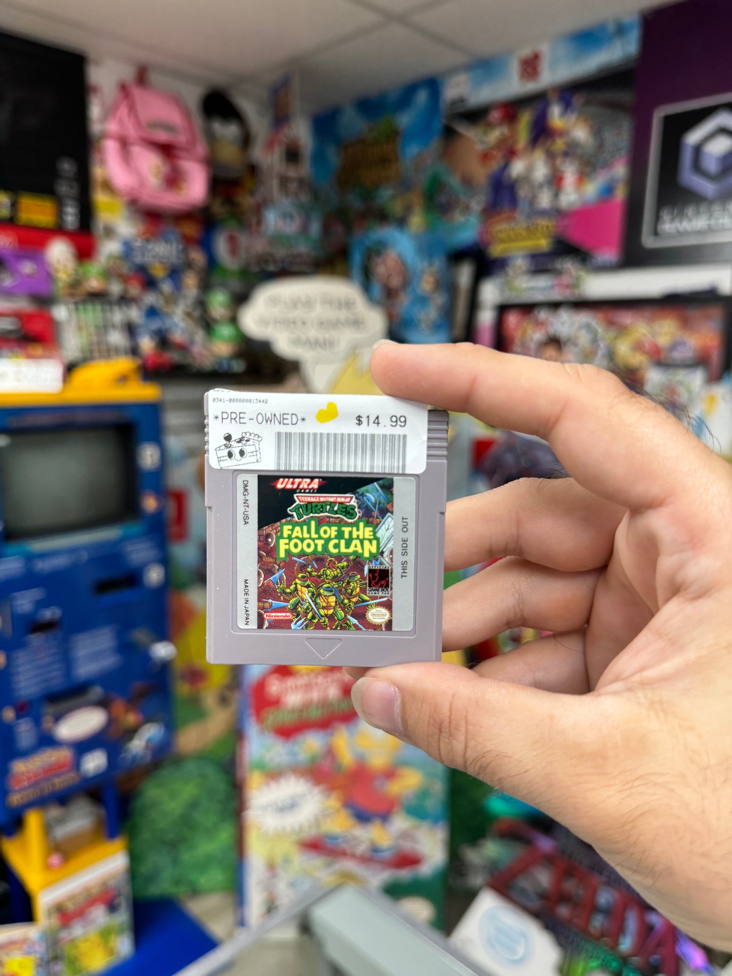 TMNT Fall of the Foot Clan GameBoy