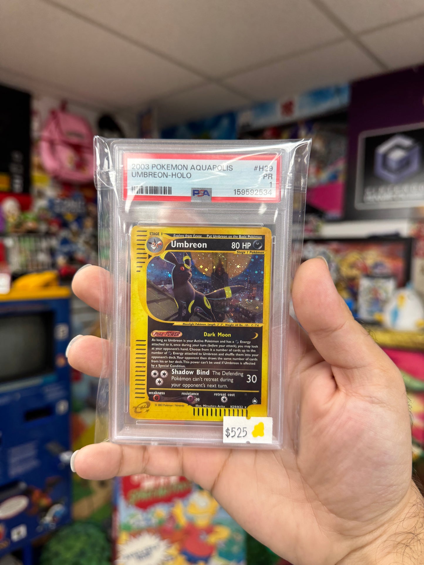 Pokemon TCG Skyridge Umbreon Holo PSA 1