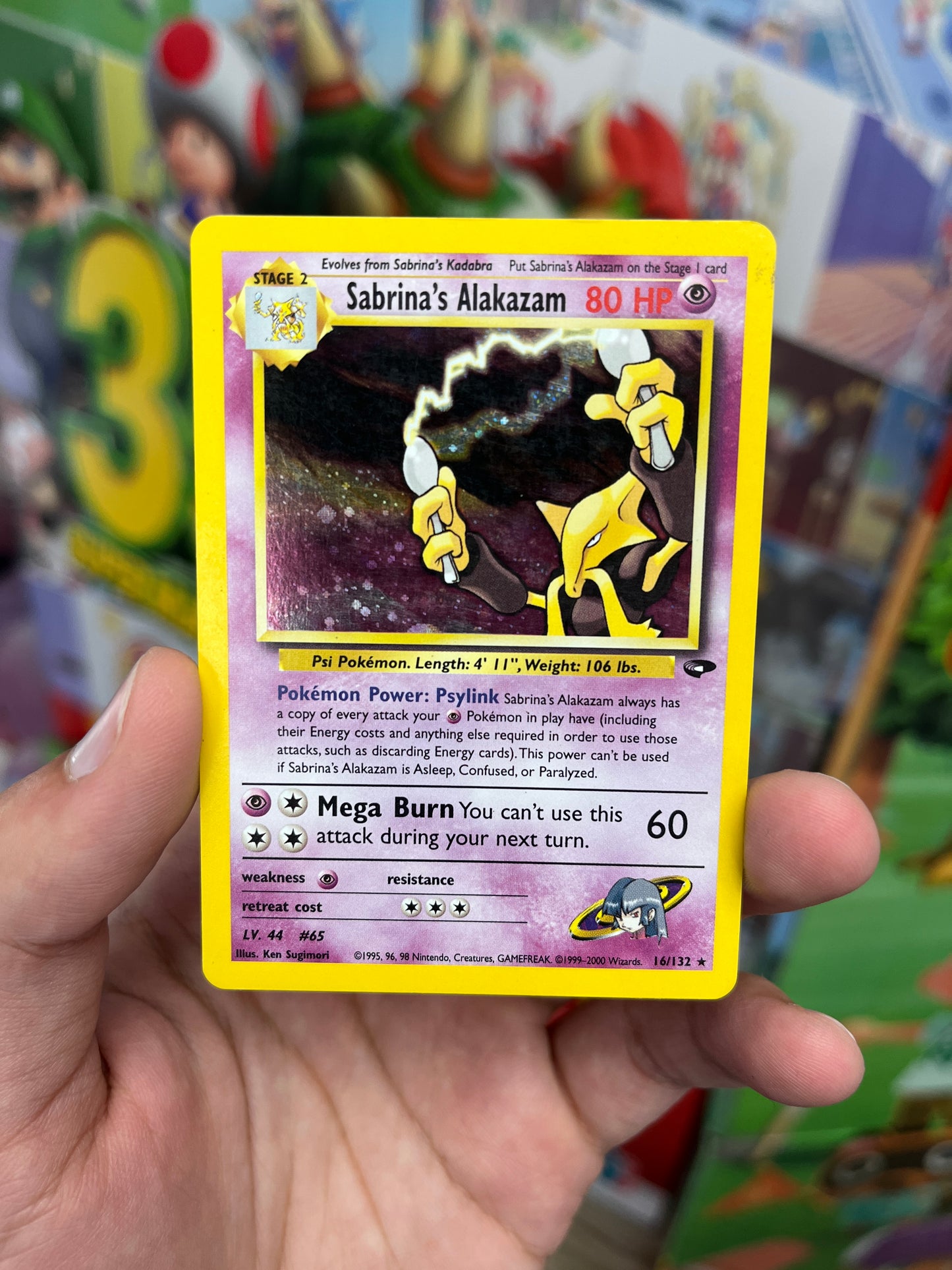 Sabrina's Alakazam Holo - Lightly Played