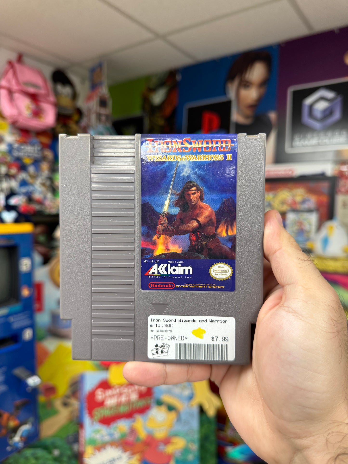 Iron Sword Wizards and Warriors - NES Loose