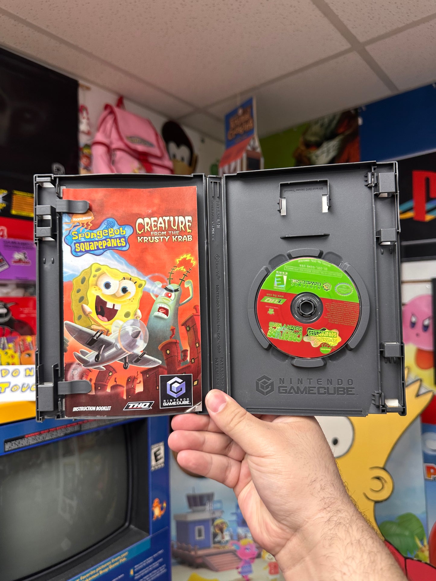 Spongebob Squarepants Creature from the Krusty Krab - Gamecube CiB