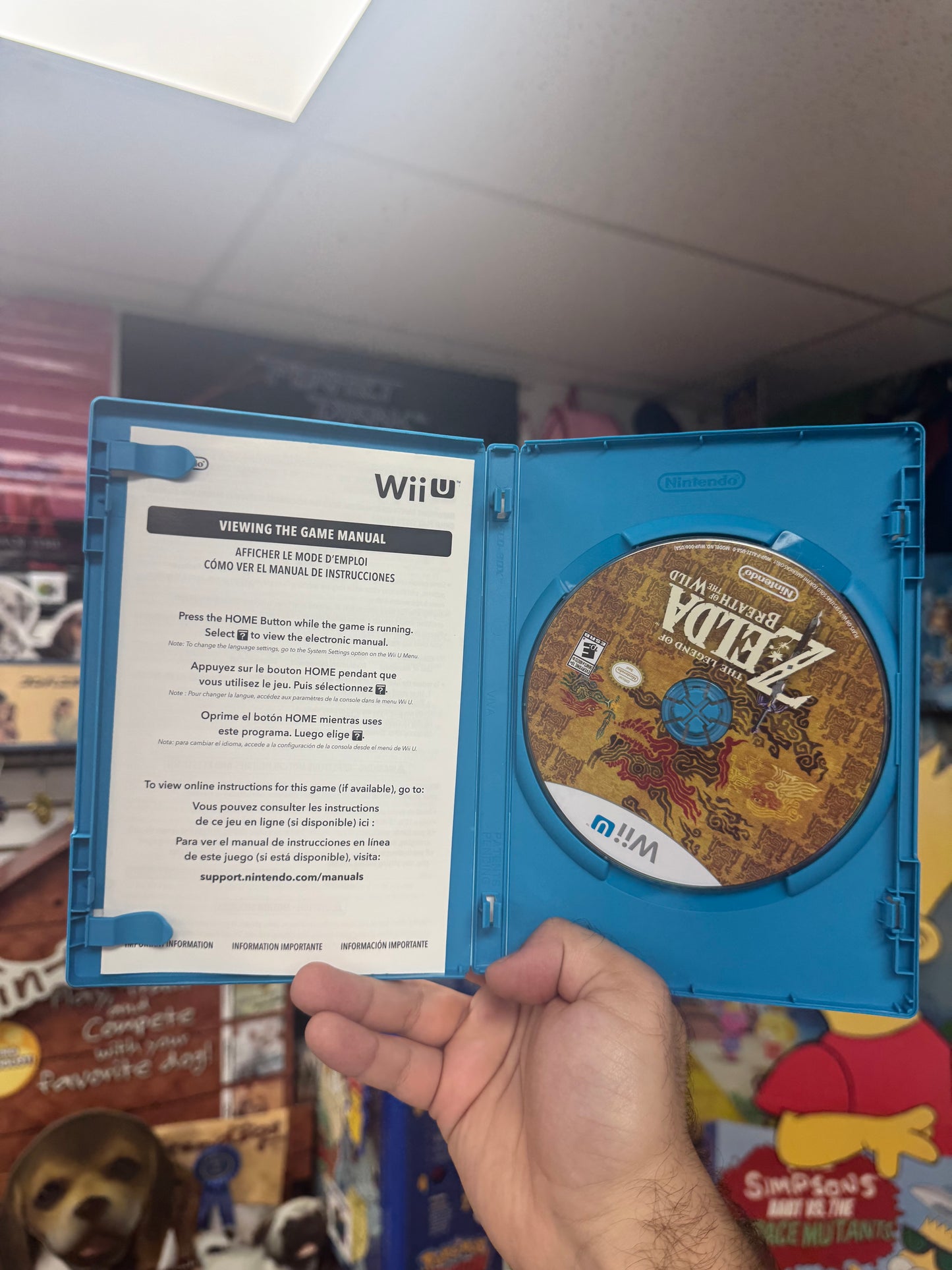 Zelda Breath of the Wild - Wii U CiB