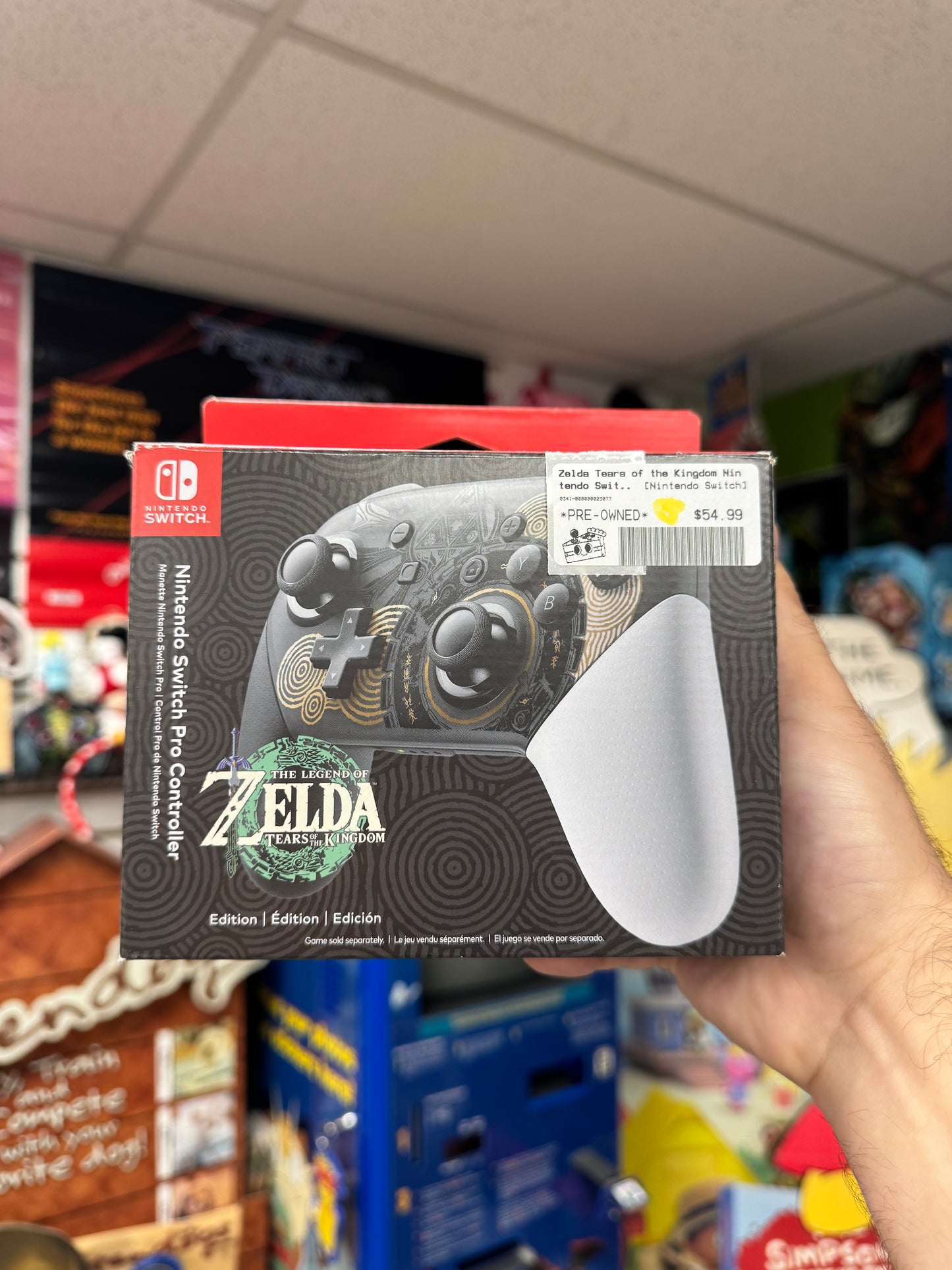 Zelda: Tears of the Kingdom Nintendo Switch Pro Controller