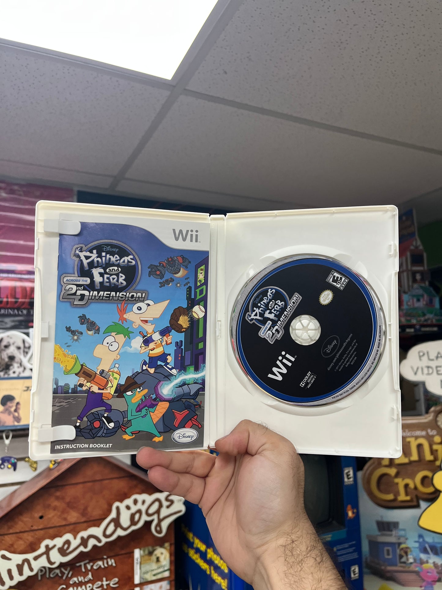 Phineas and Ferb: Across the 2nd Dimension - Wii CiB