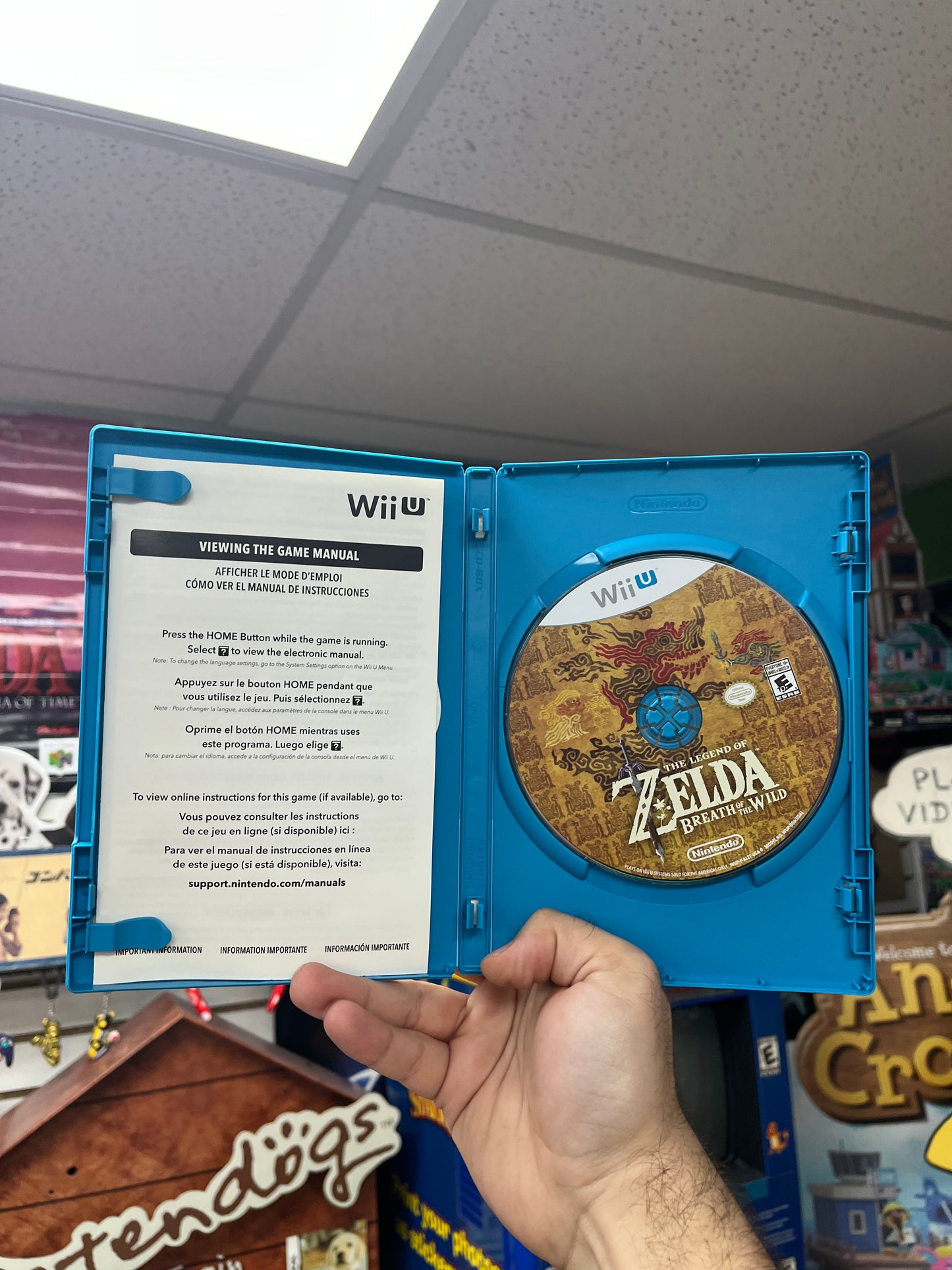 Zelda Breath of the Wild - Wii U CiB