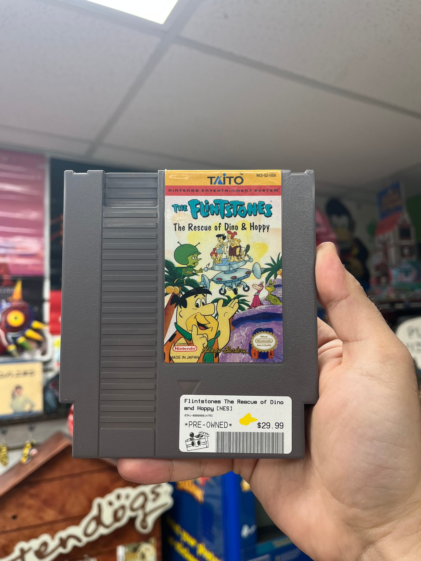 The Flintstones The Rescue of Dino and Hoppy - NES Loose