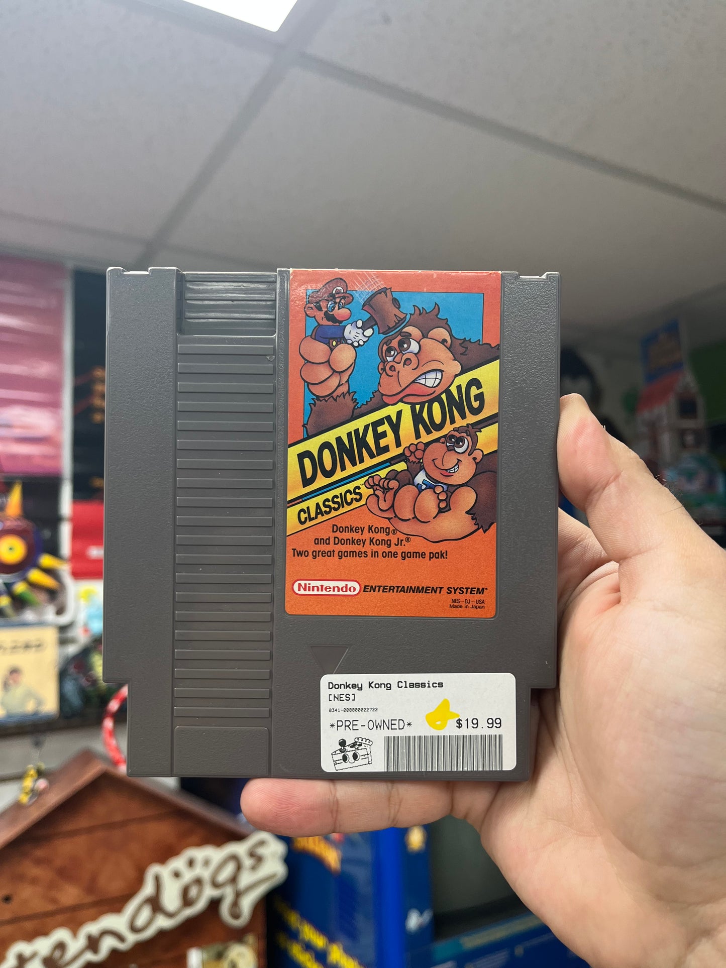 Donkey Kong Classics - NES Loose