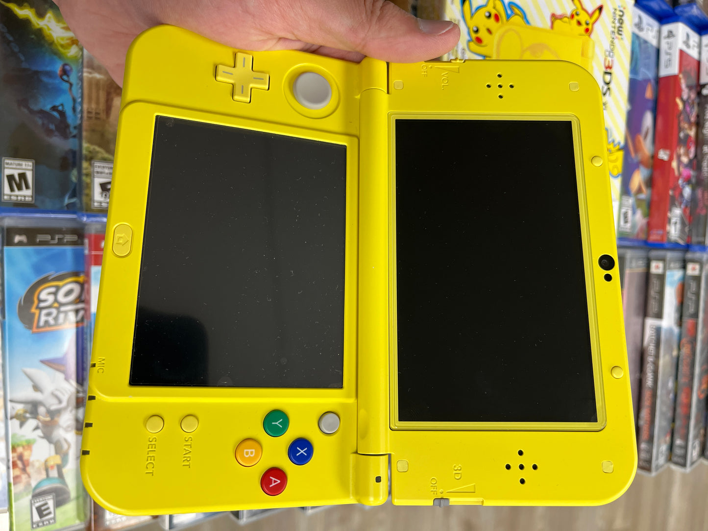 New 3DS XL Pikachu Edition Boxed Complete CLEAN (Reshelled)