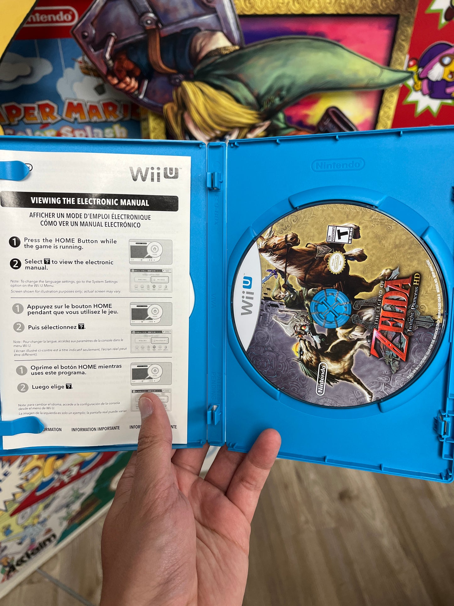 Zelda Twilight Princess HD Wii U Complete