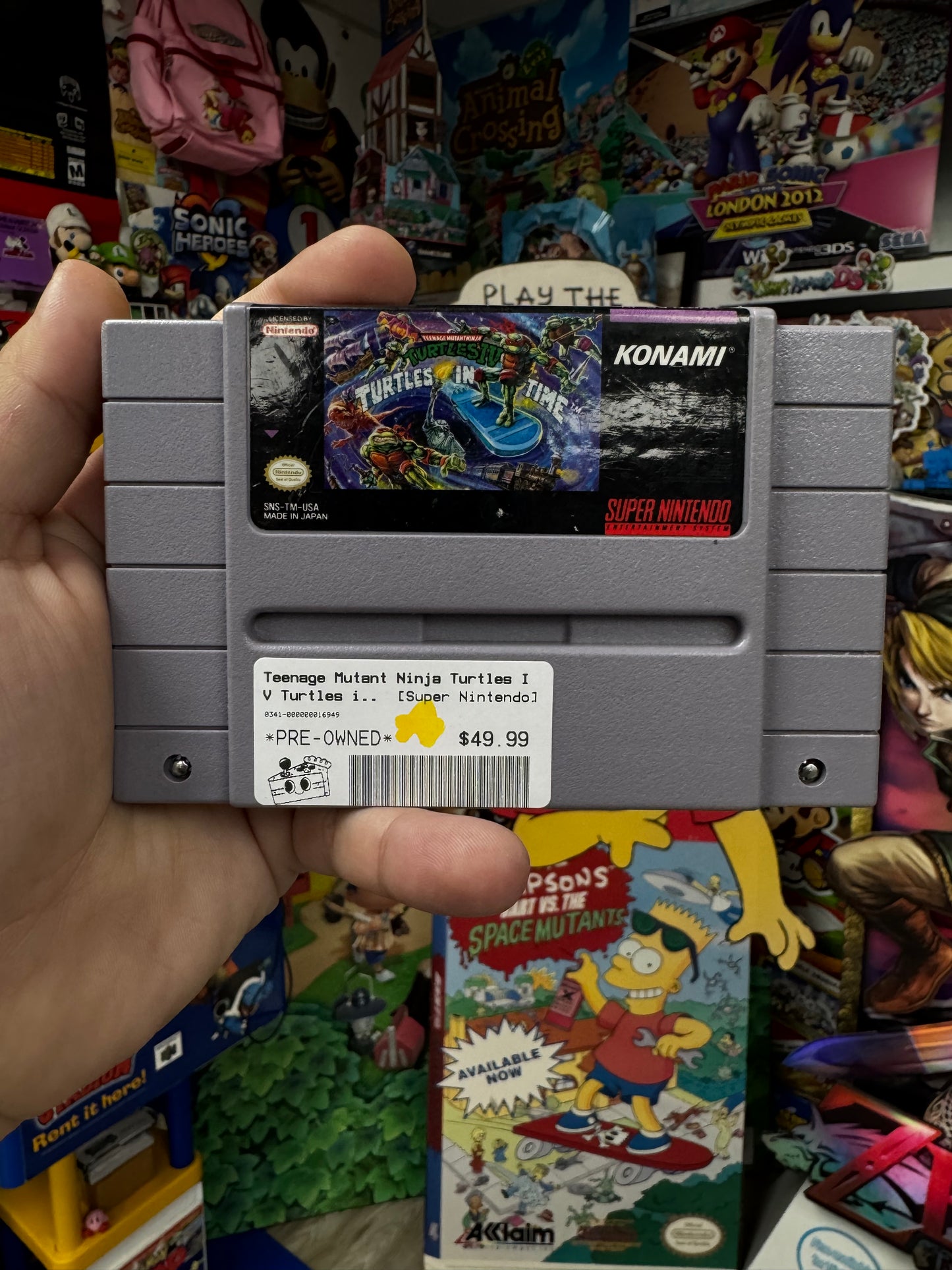 TMNT Turtles in Time SNES