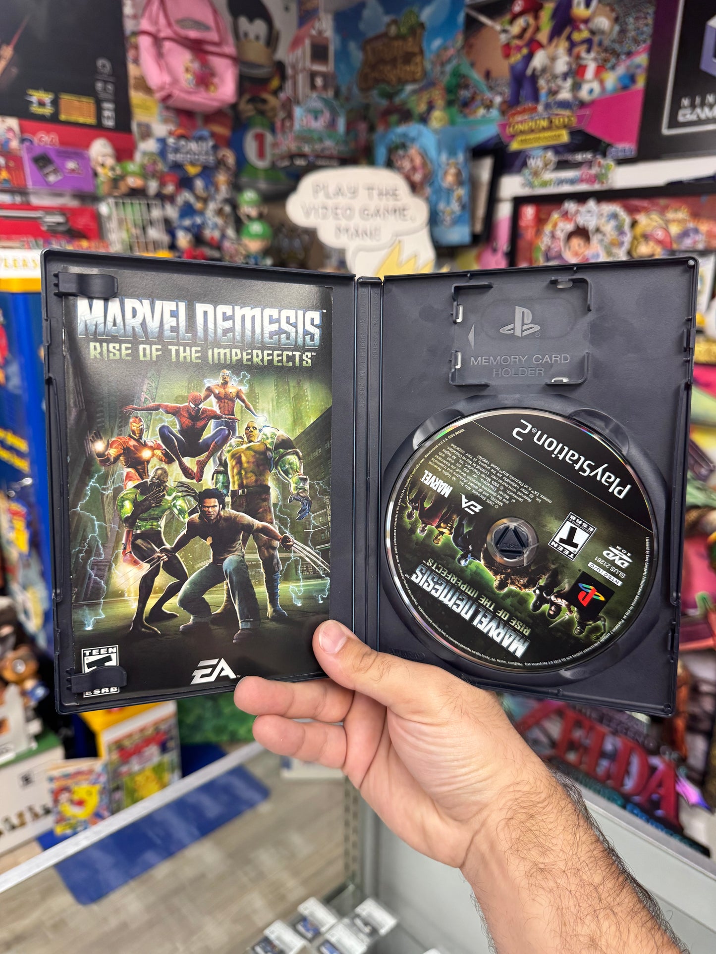 Marvel Nemesis Rise of the Imperfects PS2 CIB