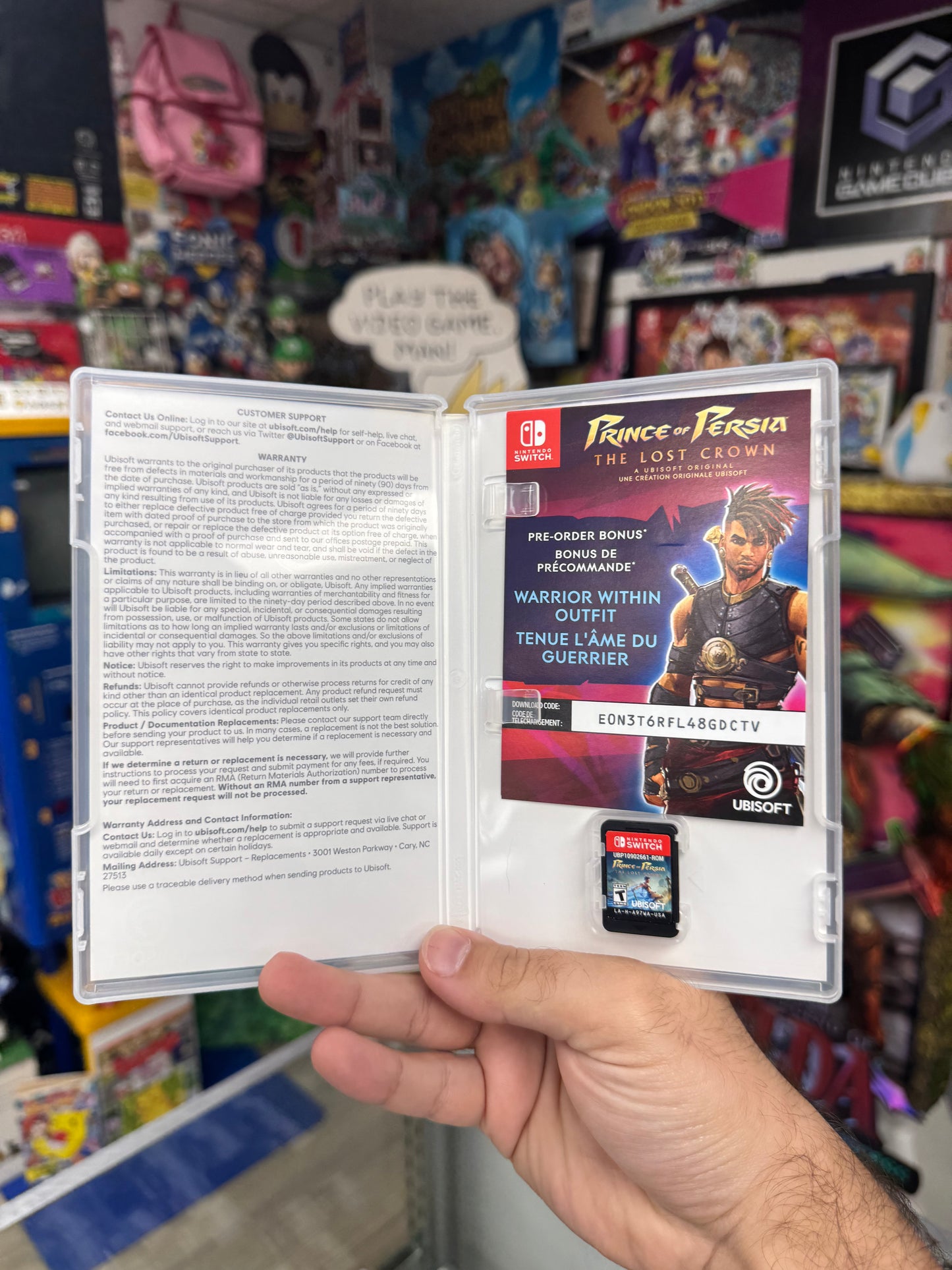 Prince of Persia Switch Lost Crown CIB