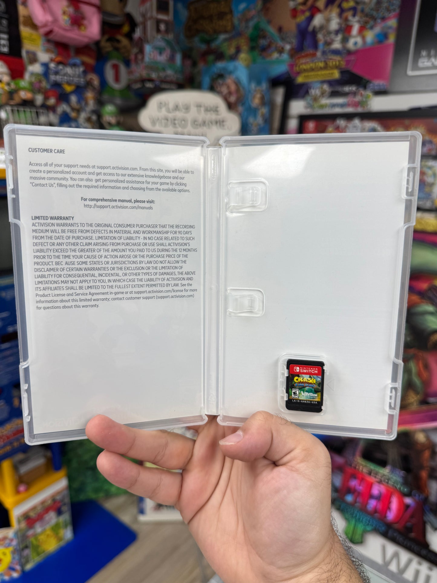 Crash N-Sane Trilogy Switch CIB