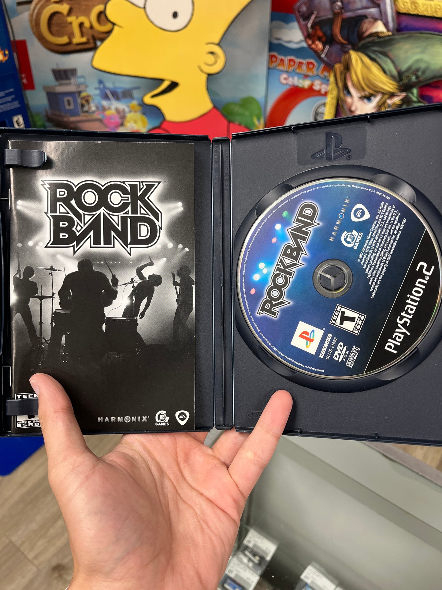 Rock Band PS2 CIB