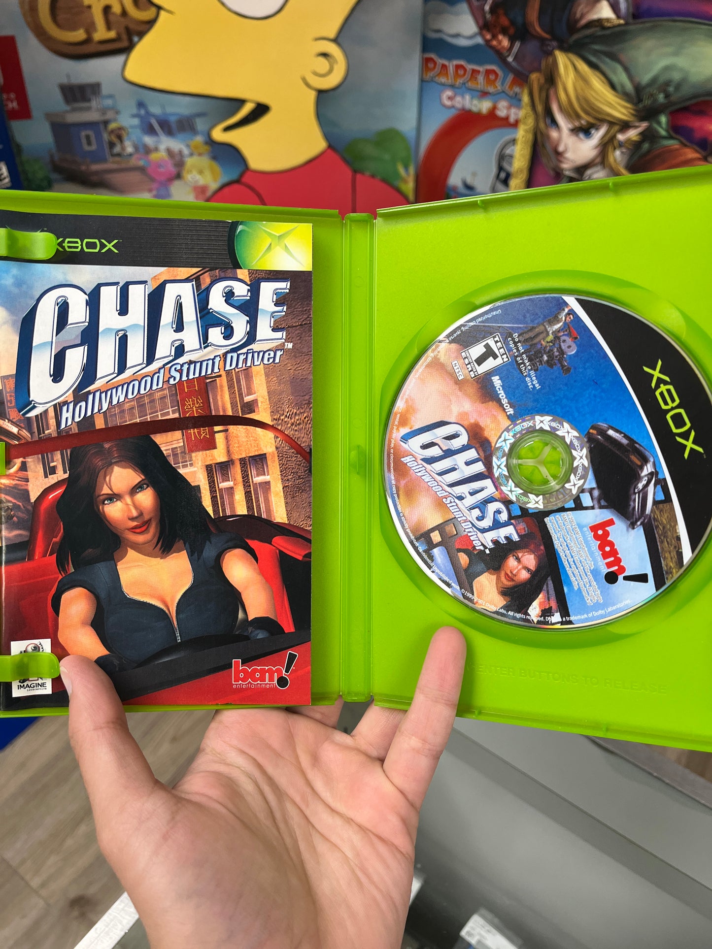 Chase: Hollywood Stunt Driver Xbox CIB