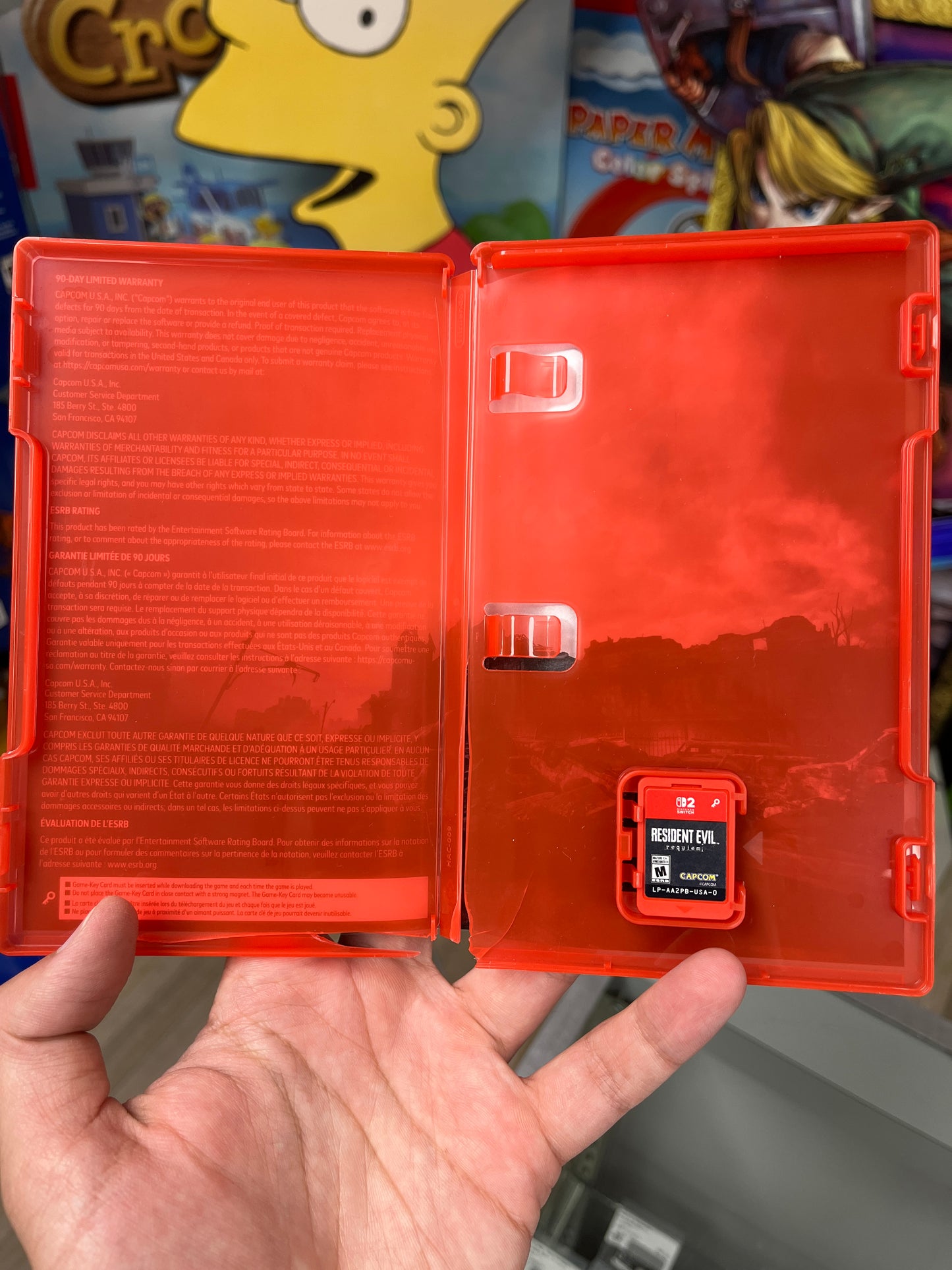 Resident Evil Requiem Switch 2 (Cracked case)