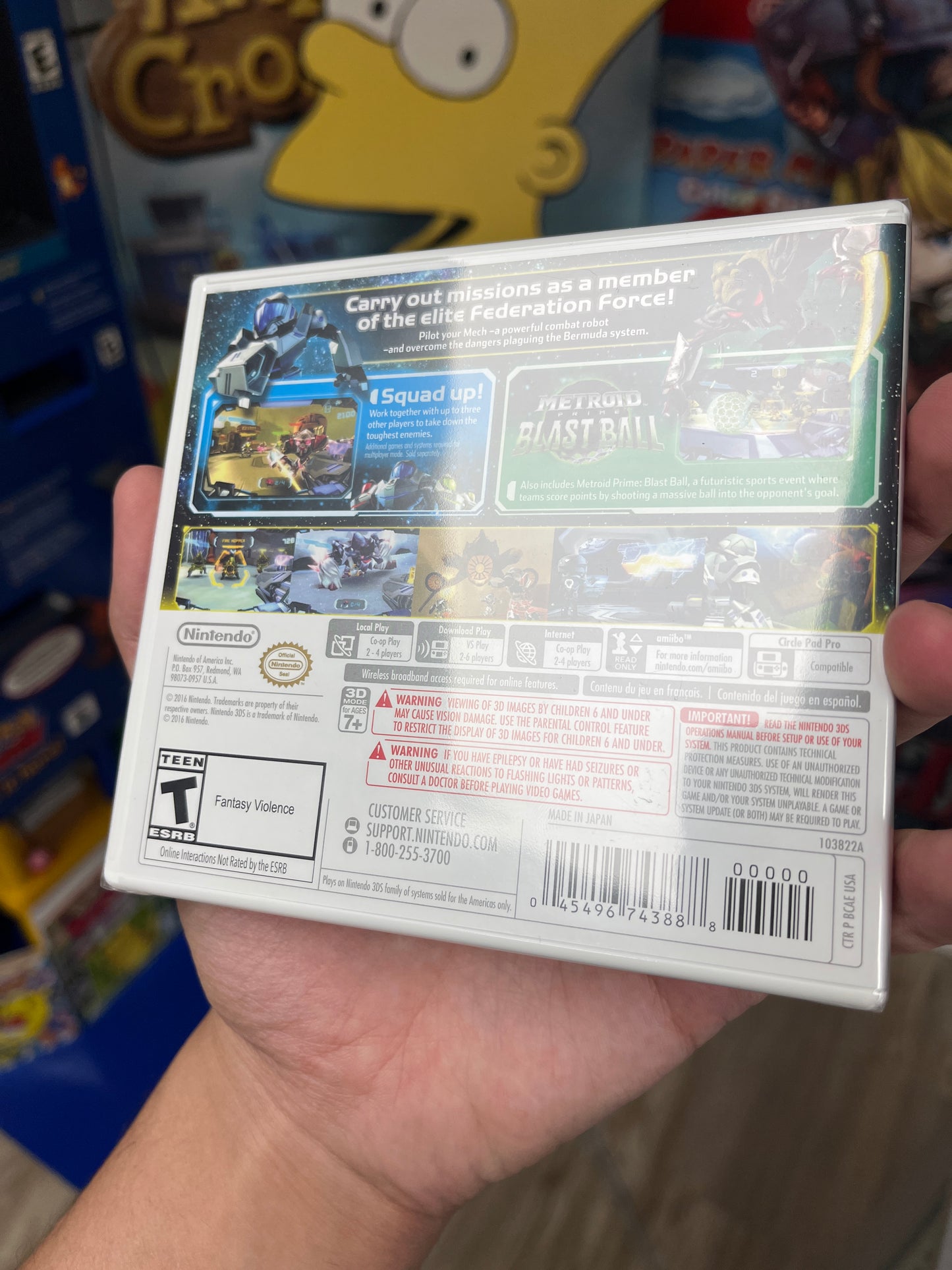 Metroid Federation Force 3DS Sealed CLEAN