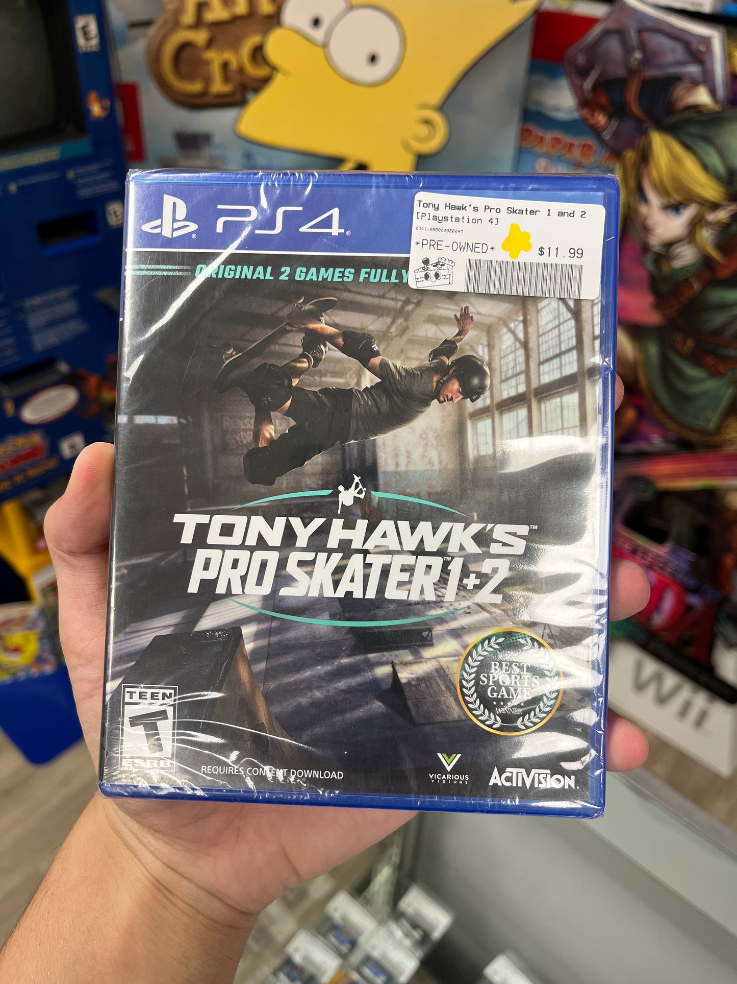 Tony Hawk's Pro Skater 1+2 PS4 Sealed