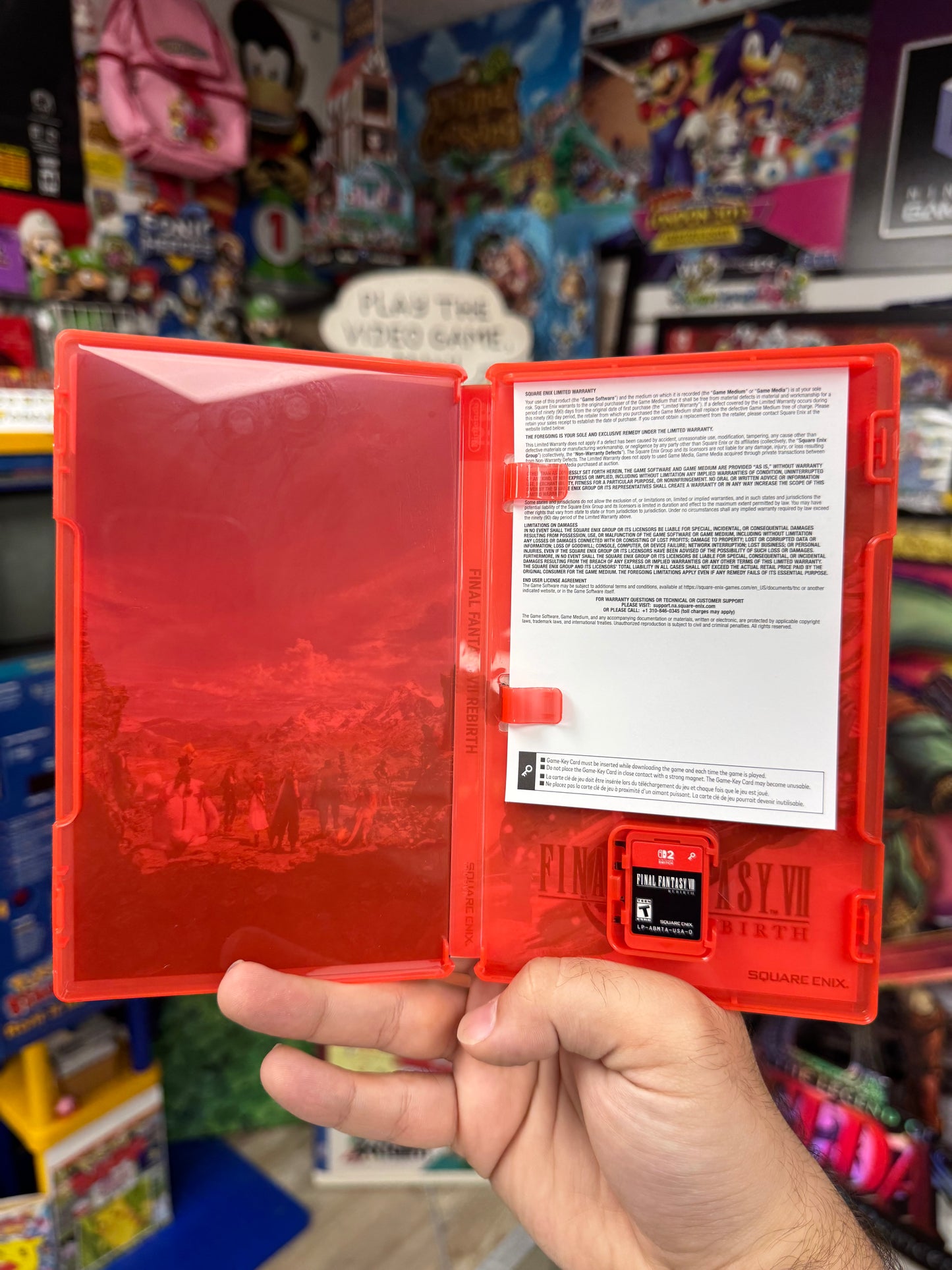 Final fantasy VII Rebirth Day 1 Edition Switch 2