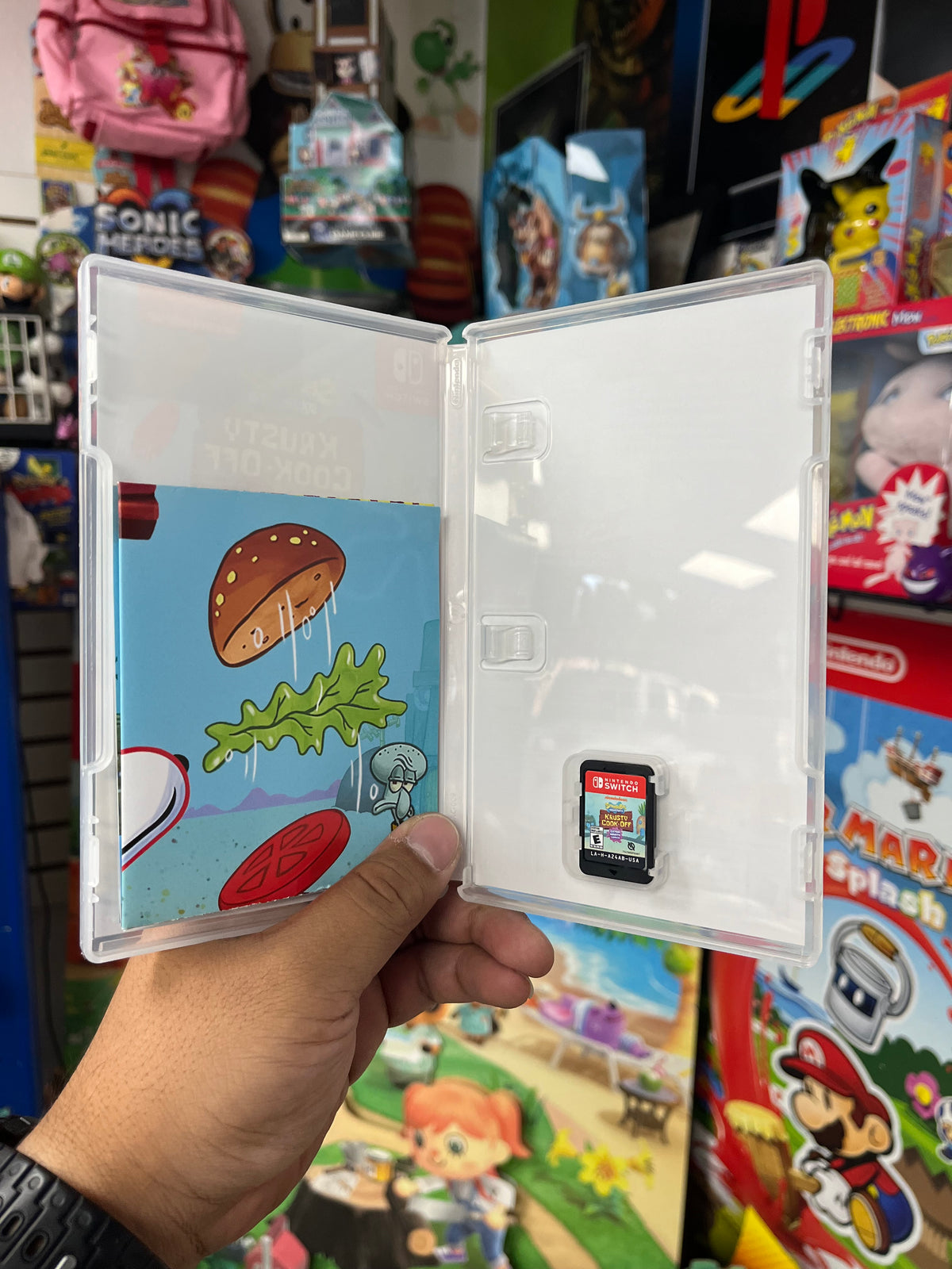Spongebob: Krusty Cook-Off Extra Krusty Edition - Nintendo Switch CIB