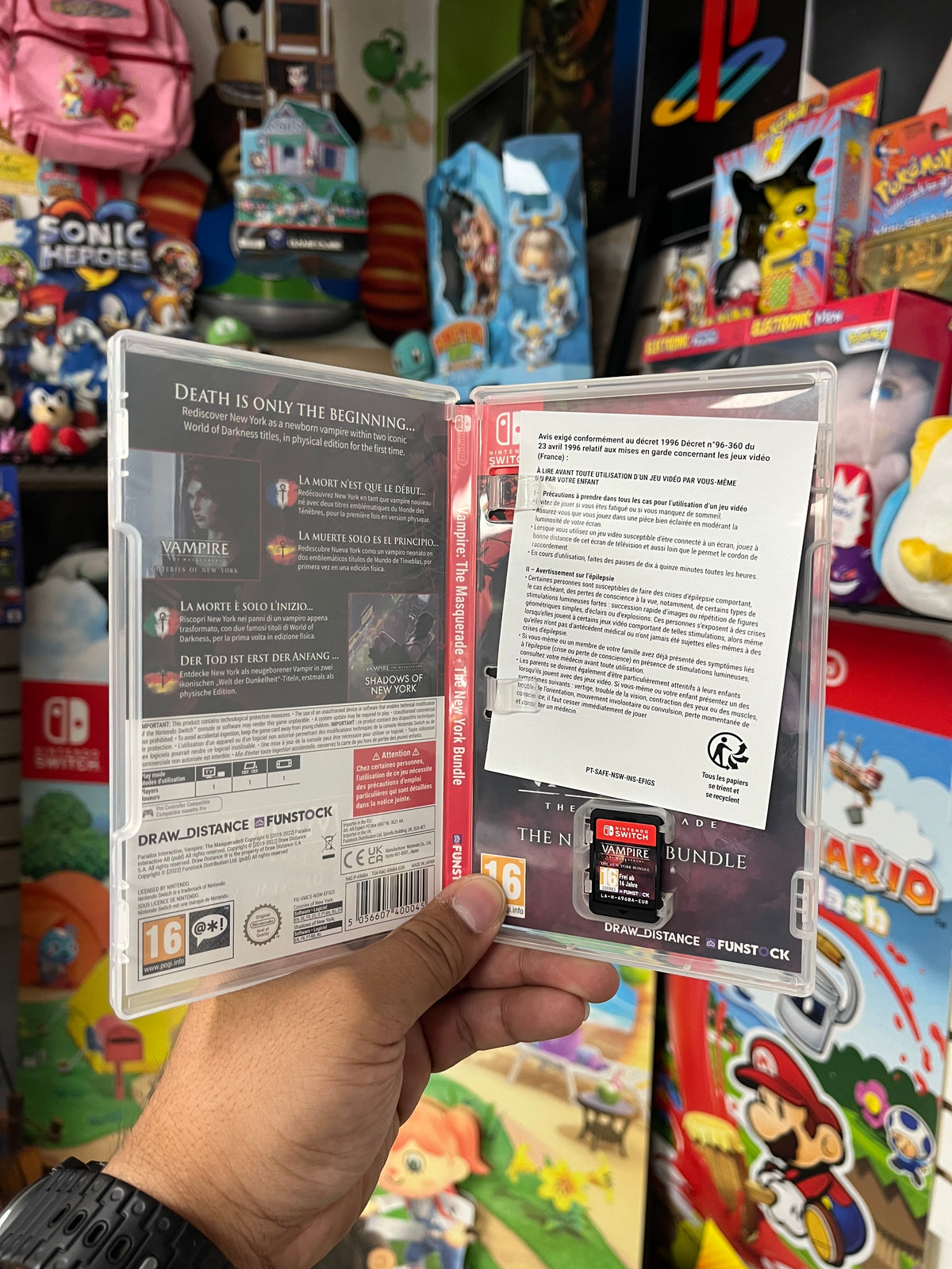 Vampire: The Masquerade Coteries of New York - Nintendo Switch CIB