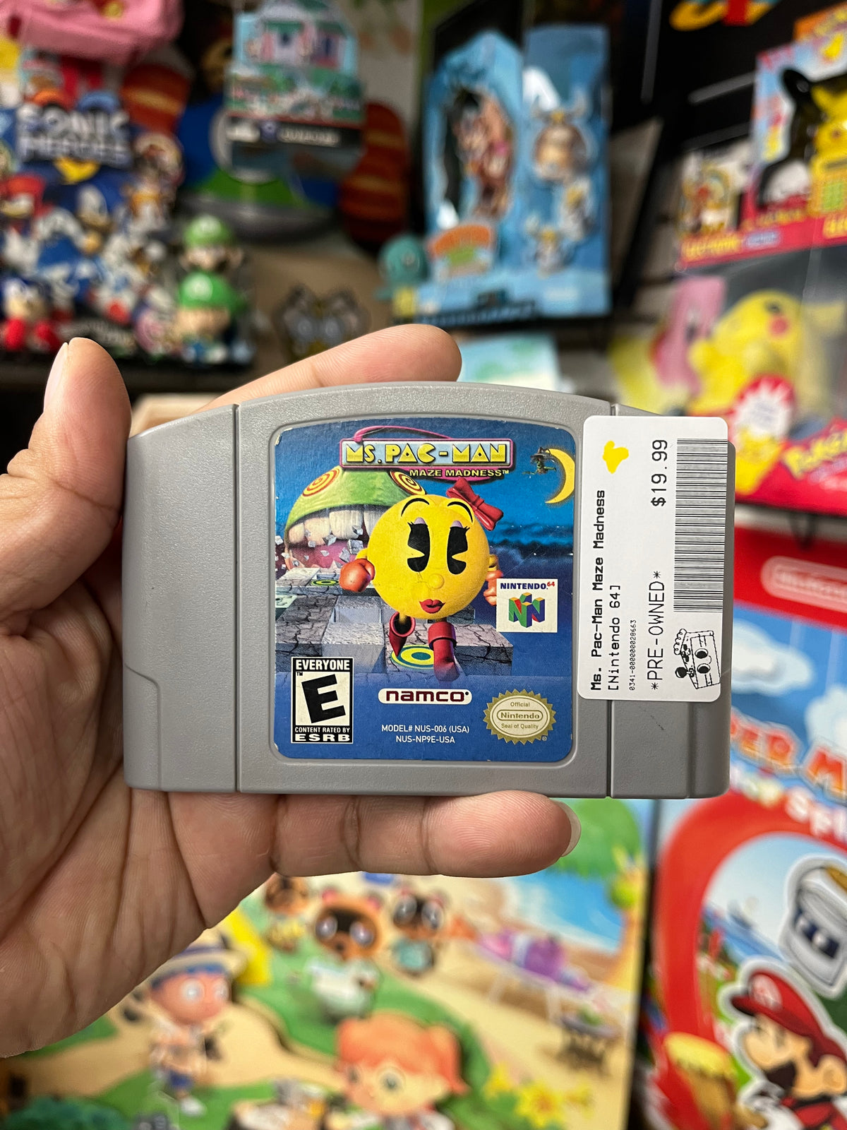 Ms. Pac-Man Maze Madness - N64 Loose