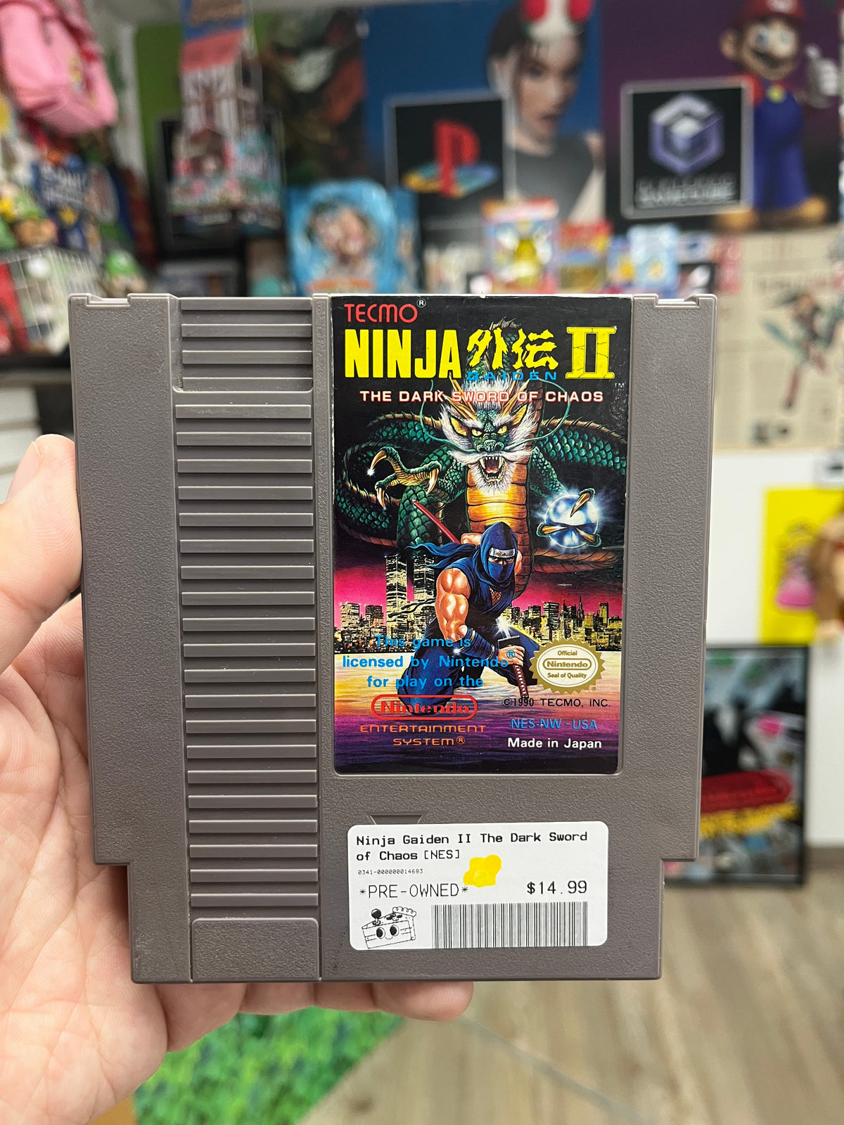Ninja Gaiden II The Dark Sword of Chaos - NES Loose