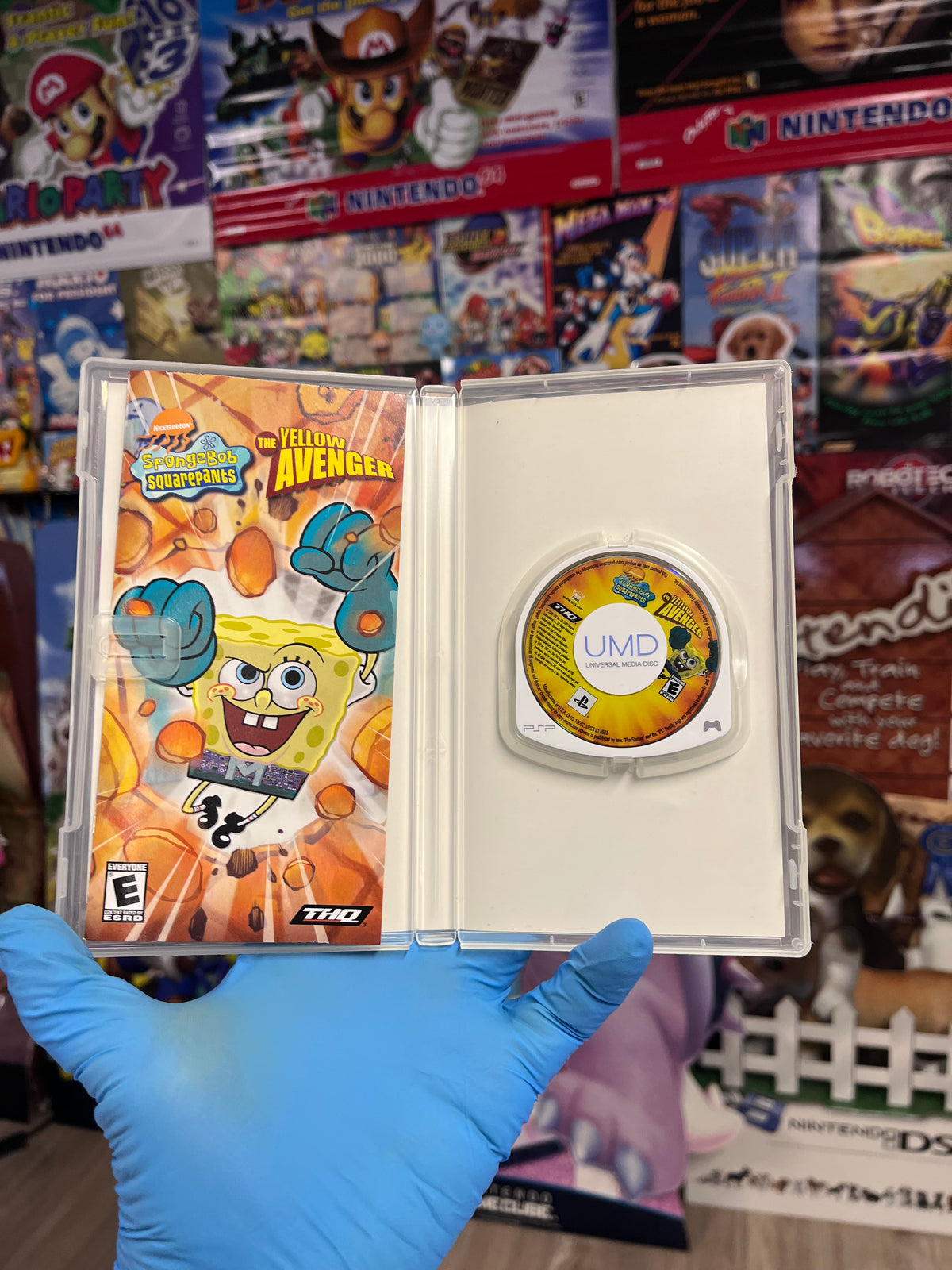 SpongeBob SquarePants The Yellow Avenger - PSP CIB