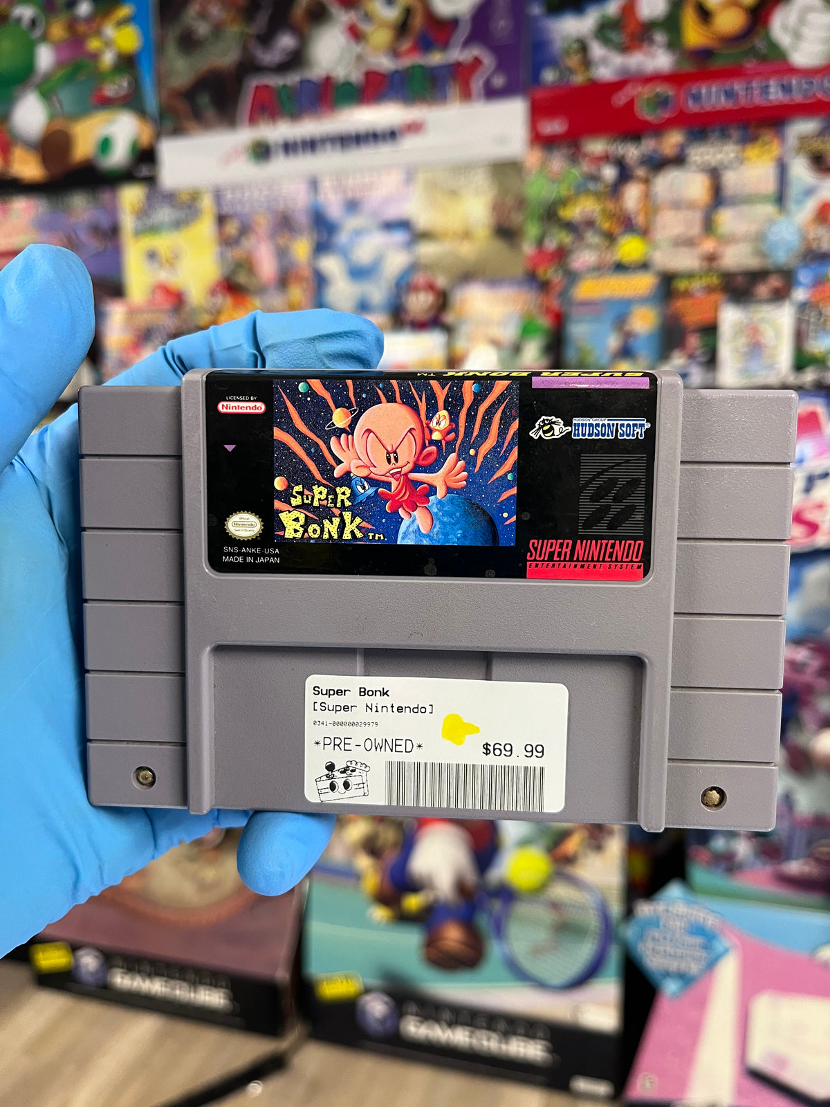 Super Bonk - SNES Loose